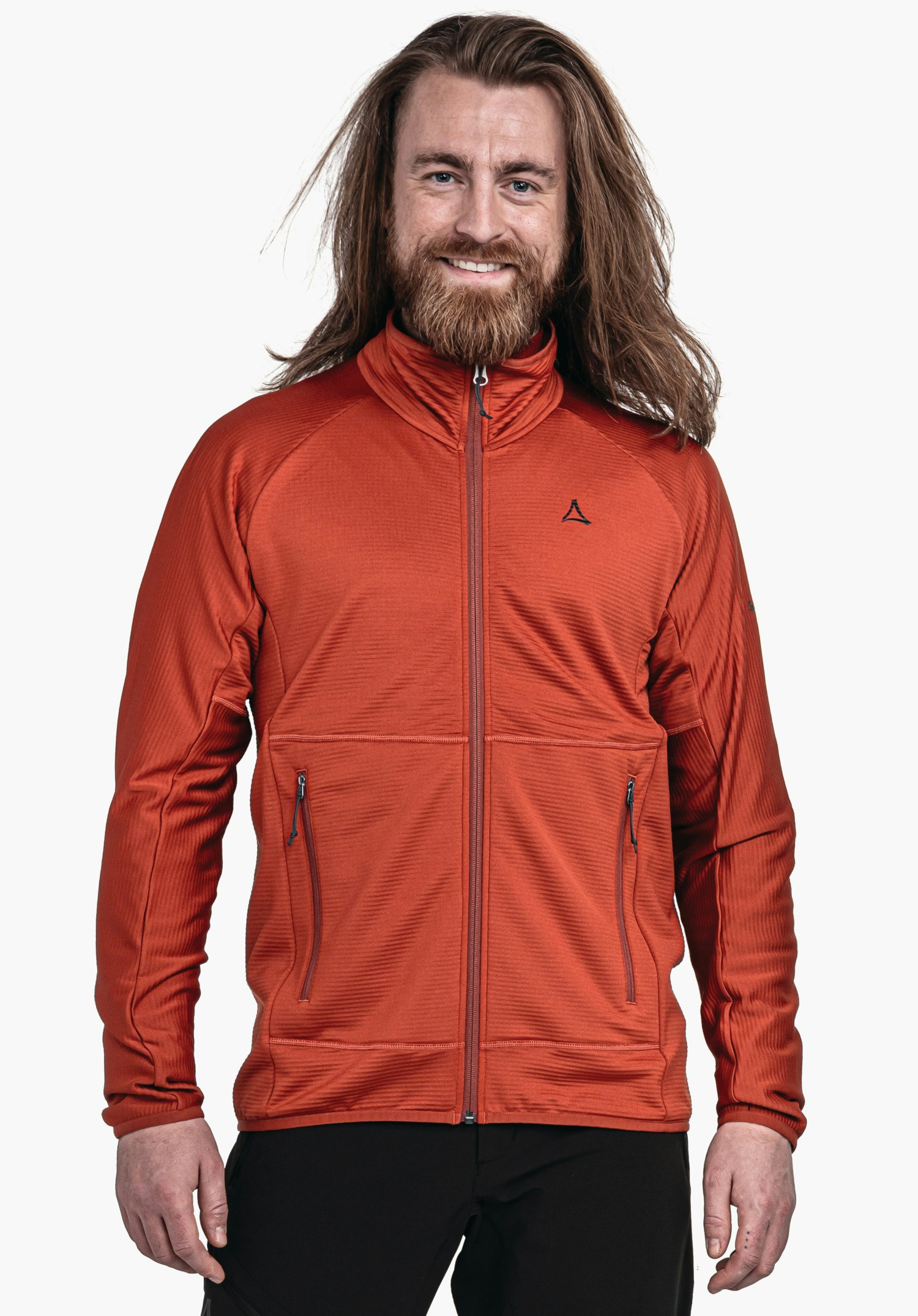 Fleece jacket for sporty hikes