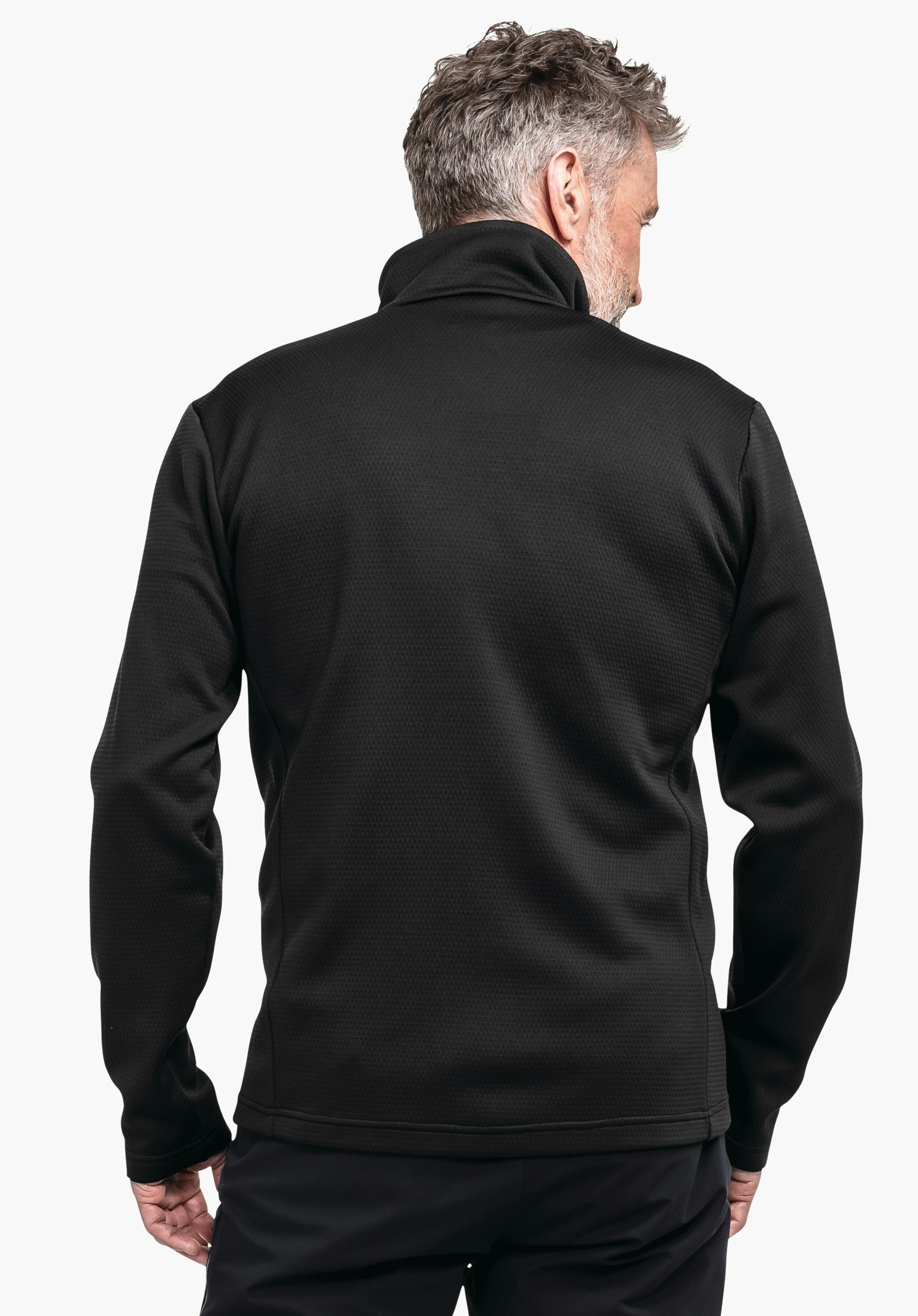 Fleece jacket suitable for everyday wear and skiing