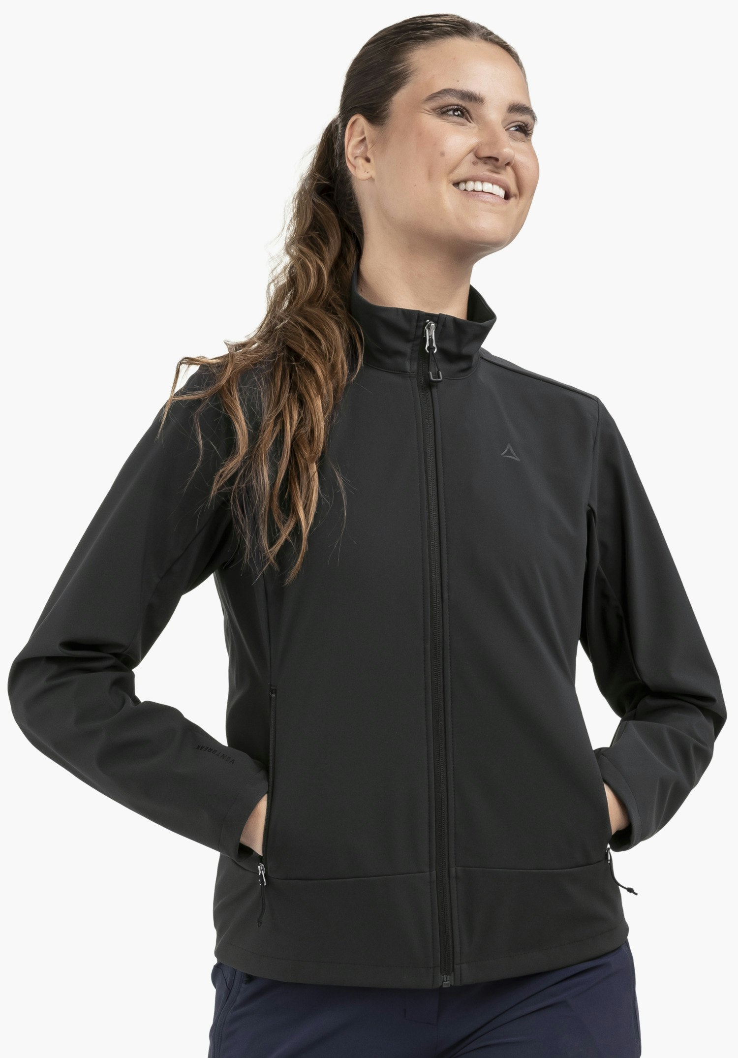 VENTURI® softshell jacket with stand-up collar