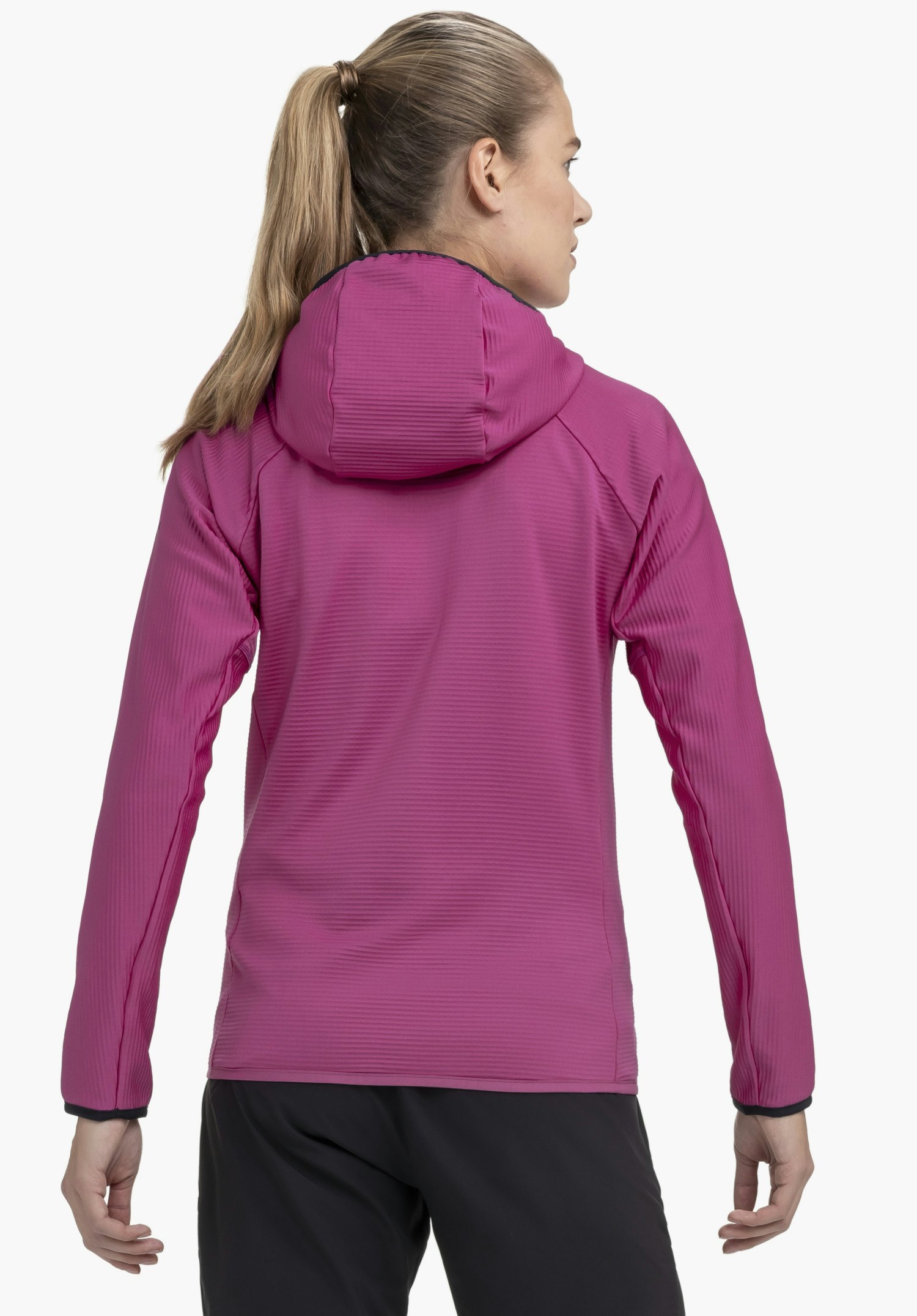 Fleece hoody for sporty hikes