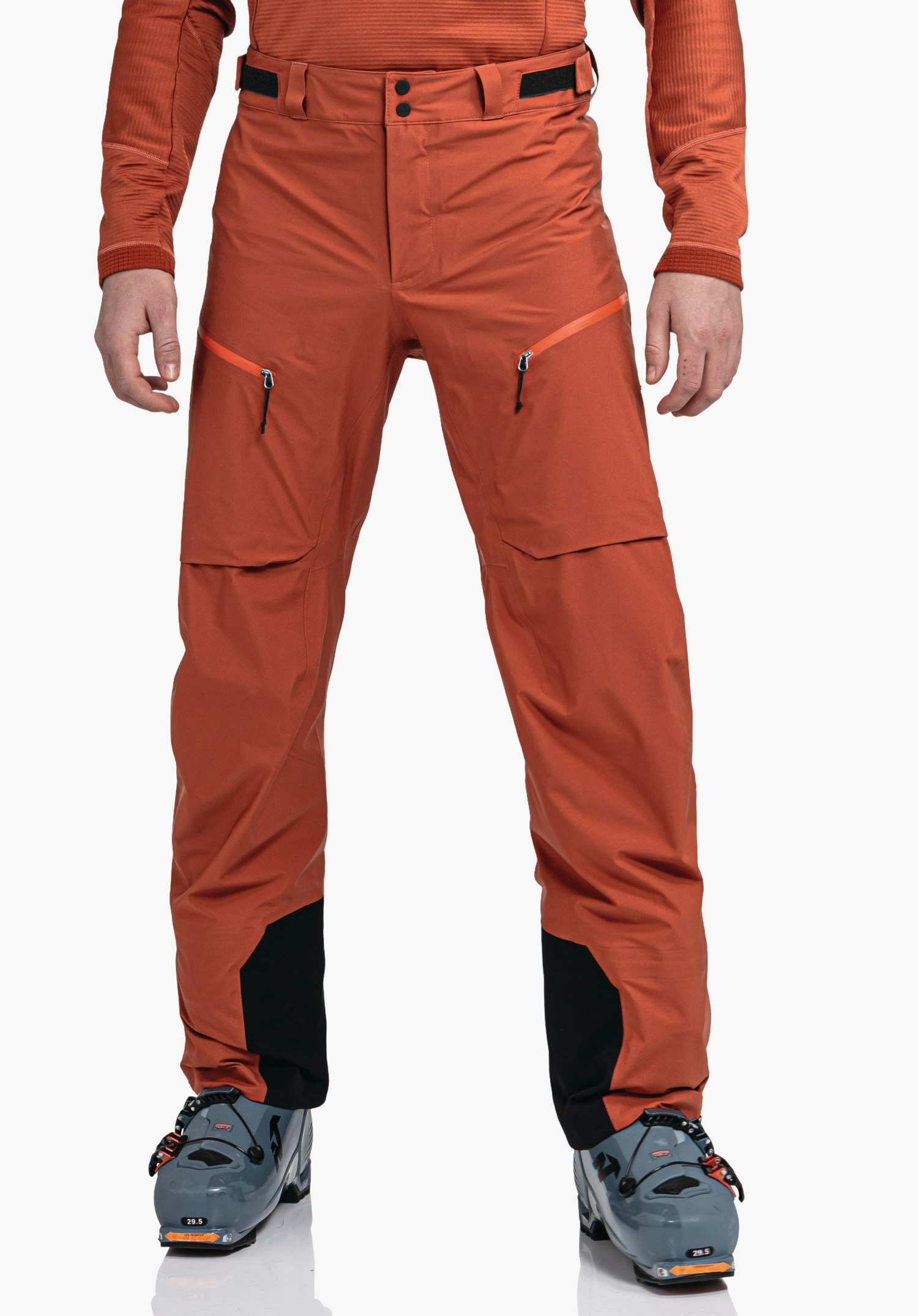 Highly breathable ski touring pants