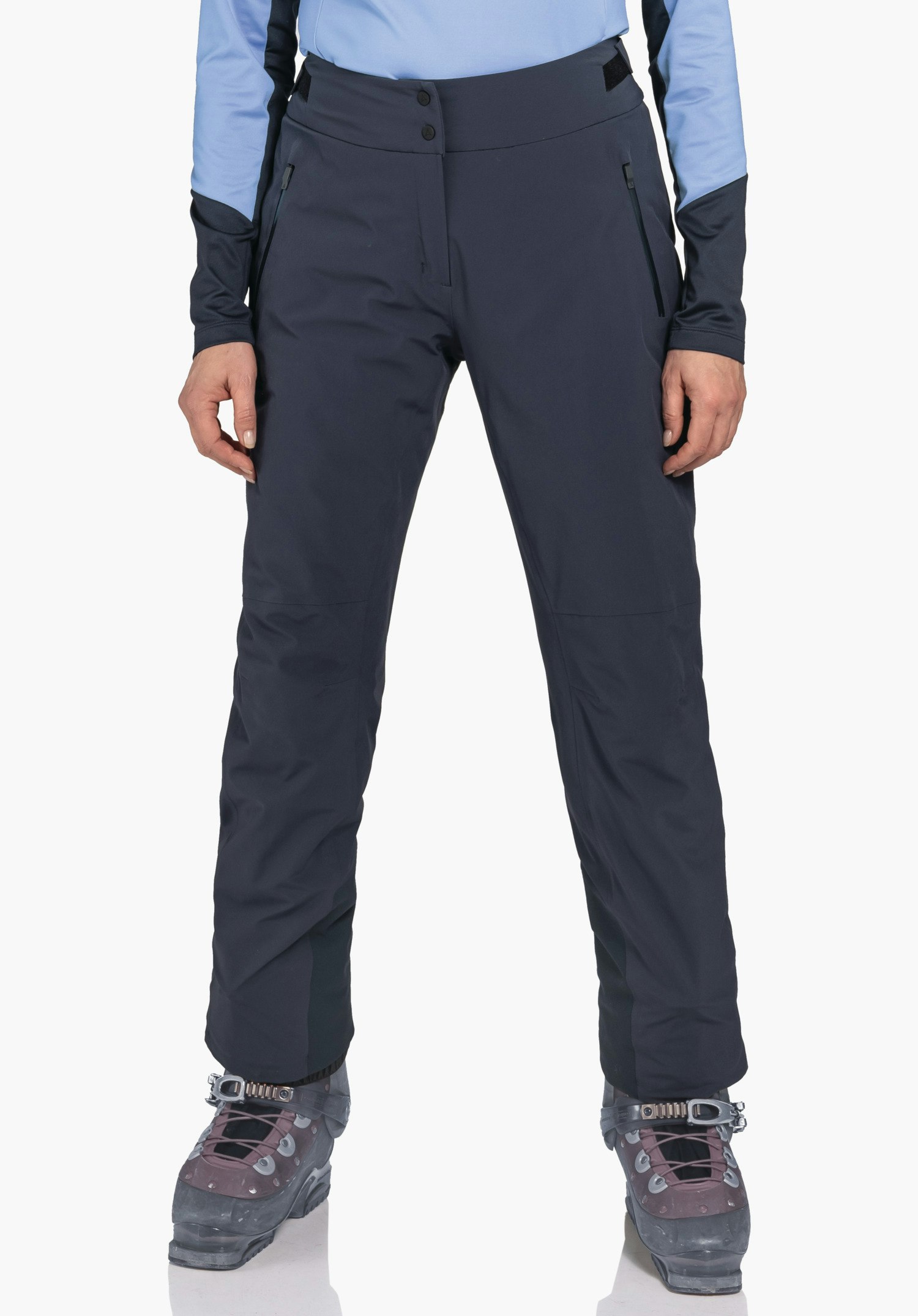 Waterproof, sporty performance ski pants