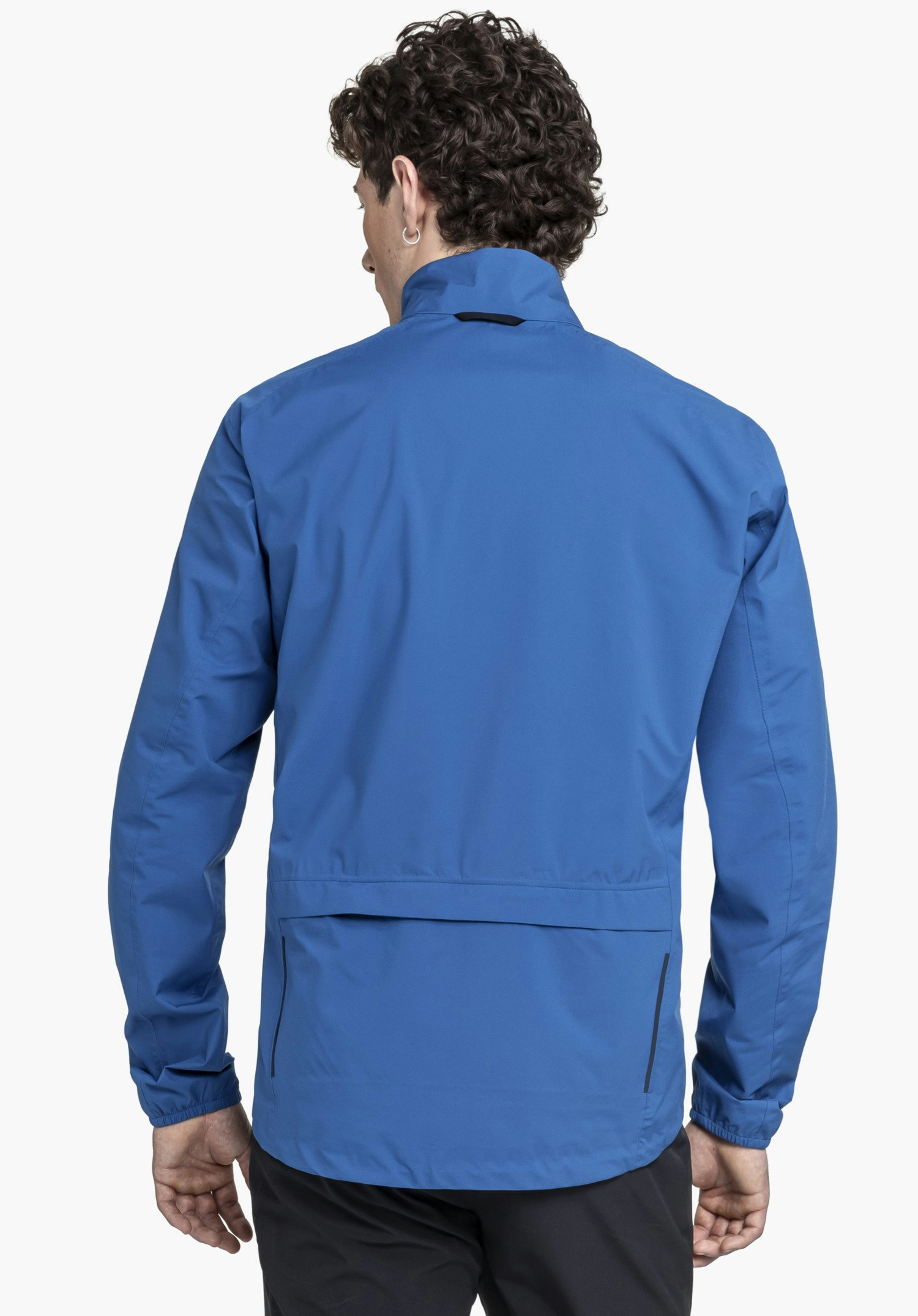 Compact bike rain jacket