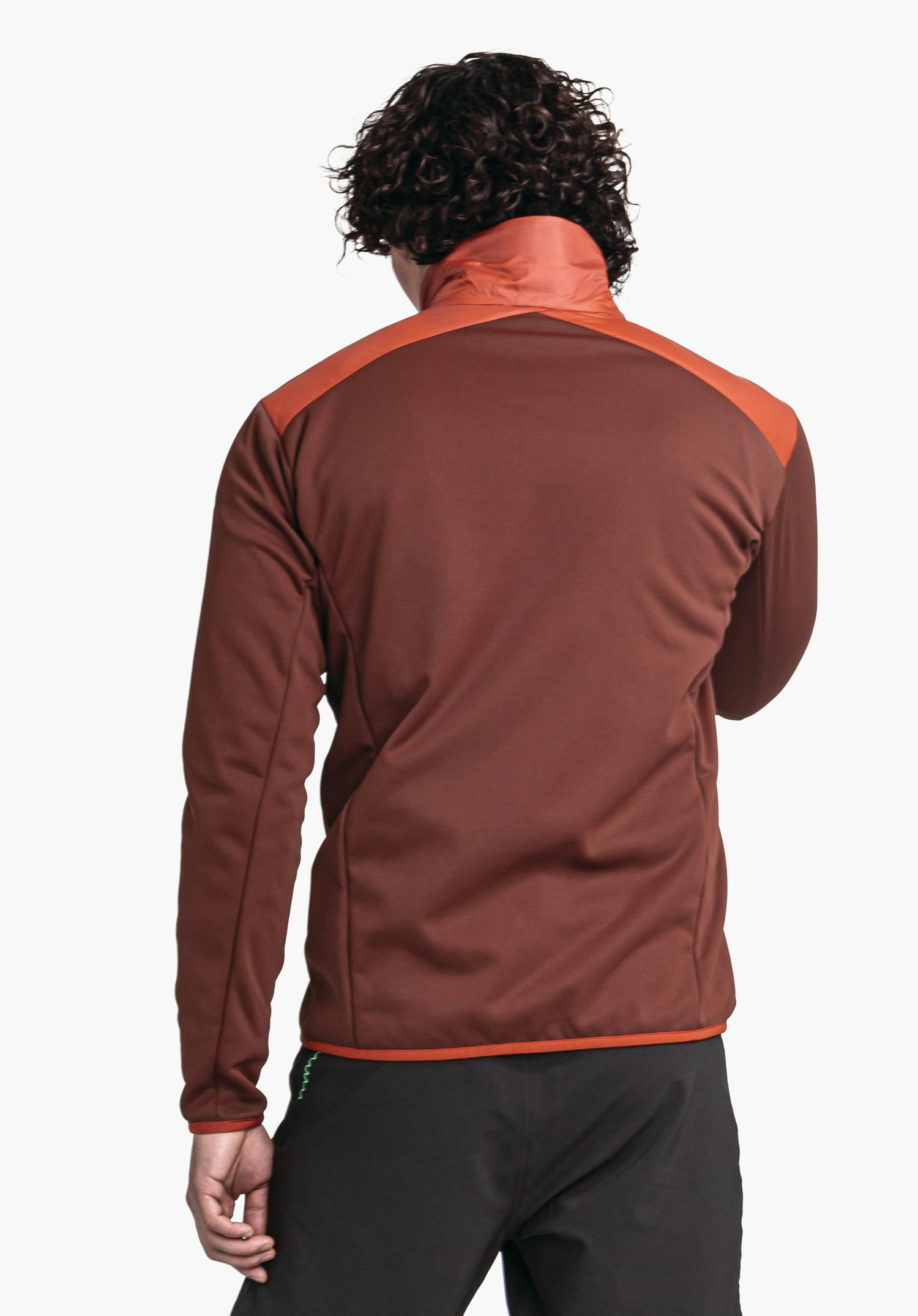 Compressible windproof hybrid jacket