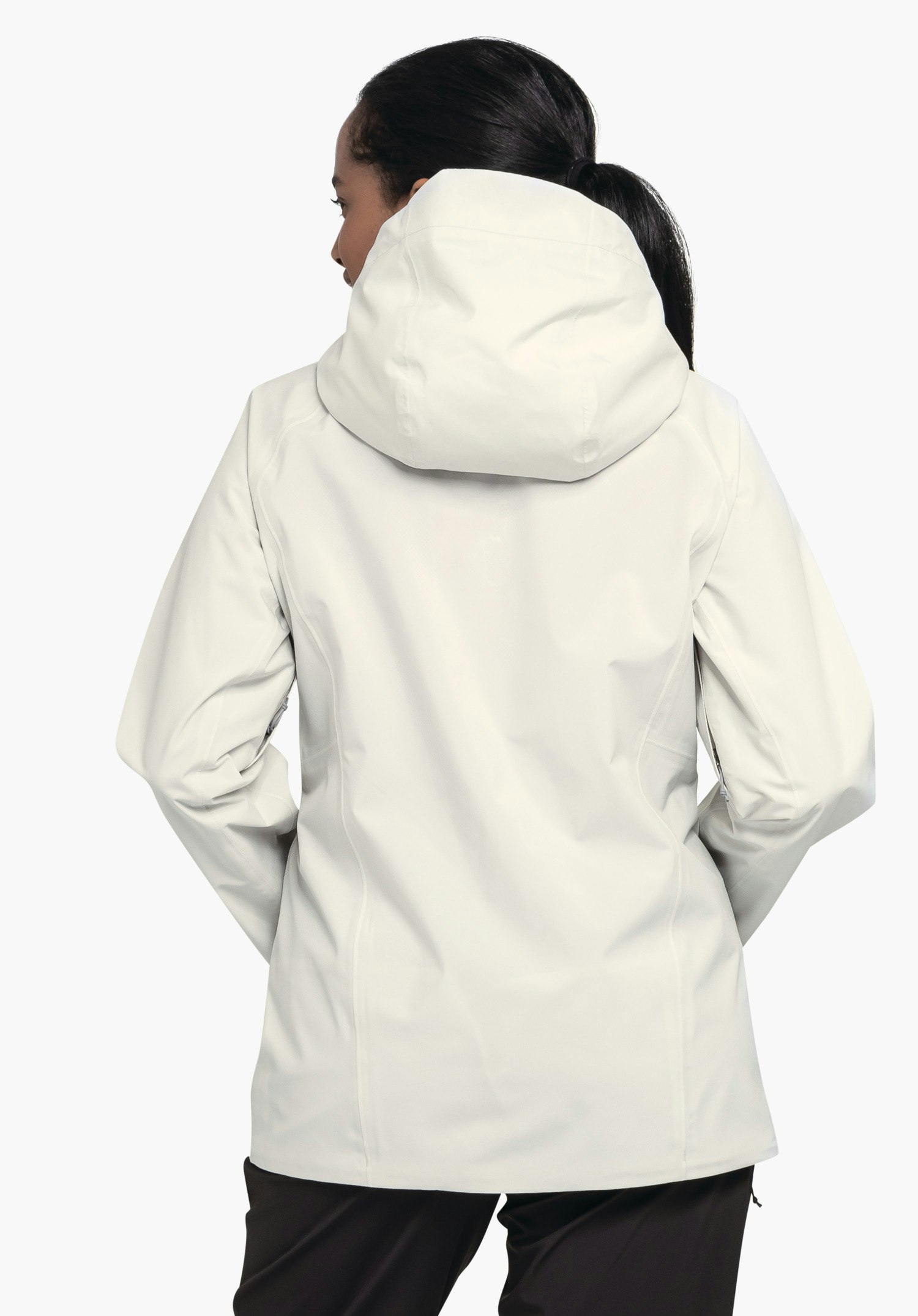 Waterproof hiking jacket with chest pocket