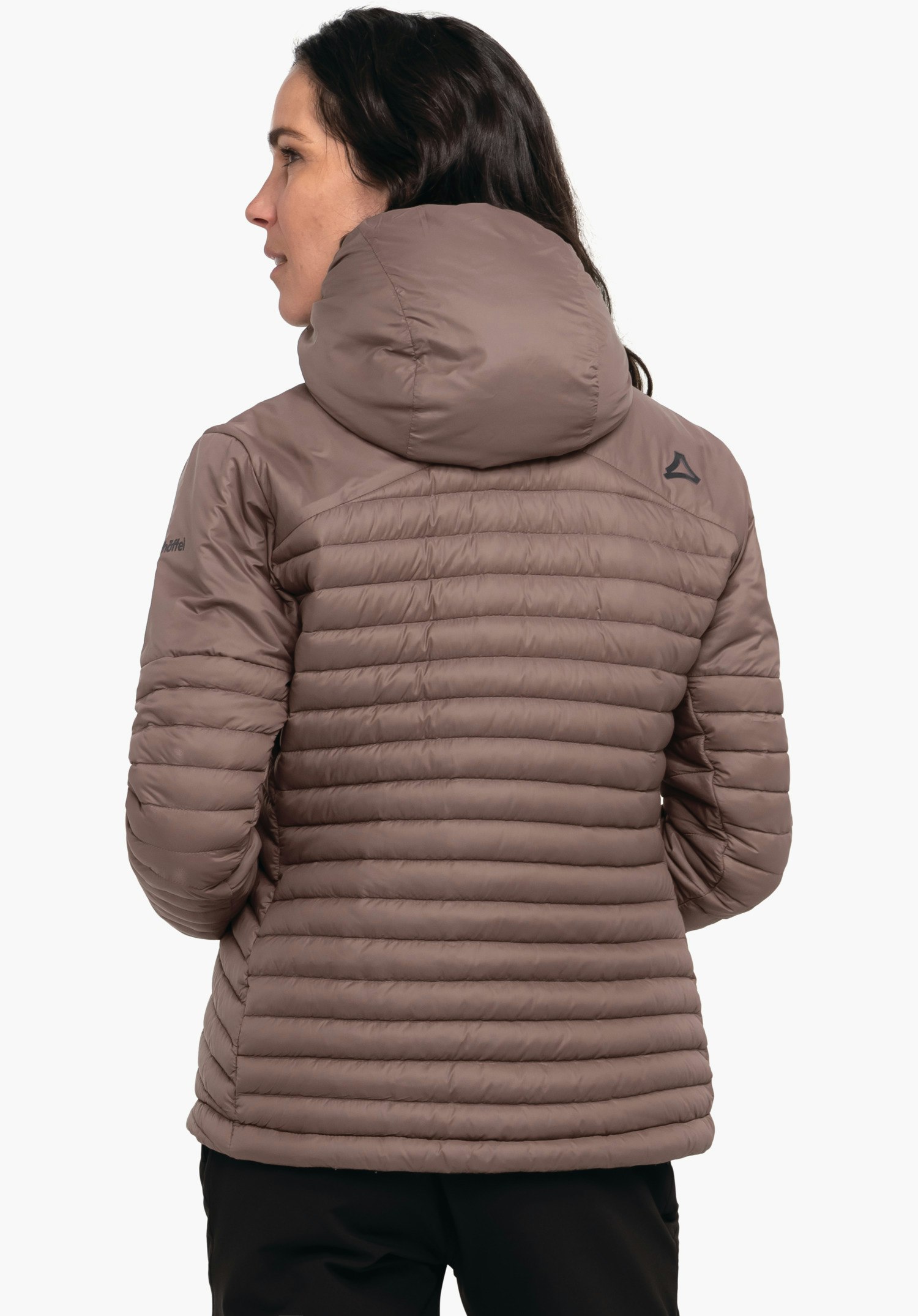 Down jacket for sporty hikes