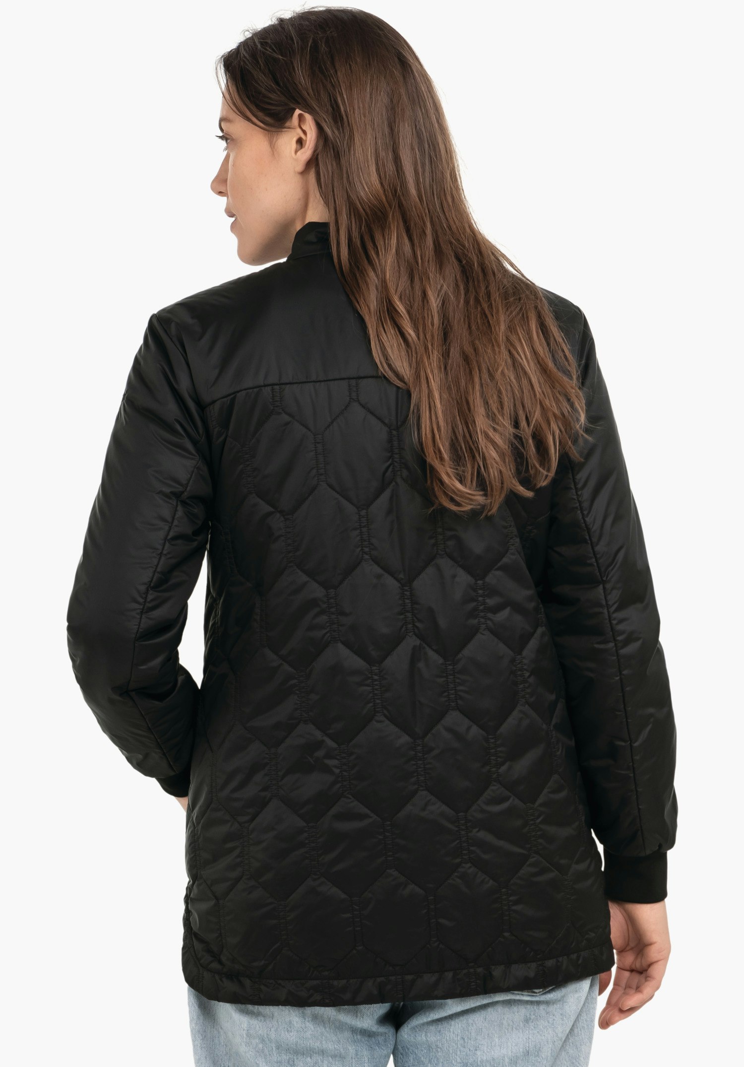 Lightweight insulated jacket with decorative quilting