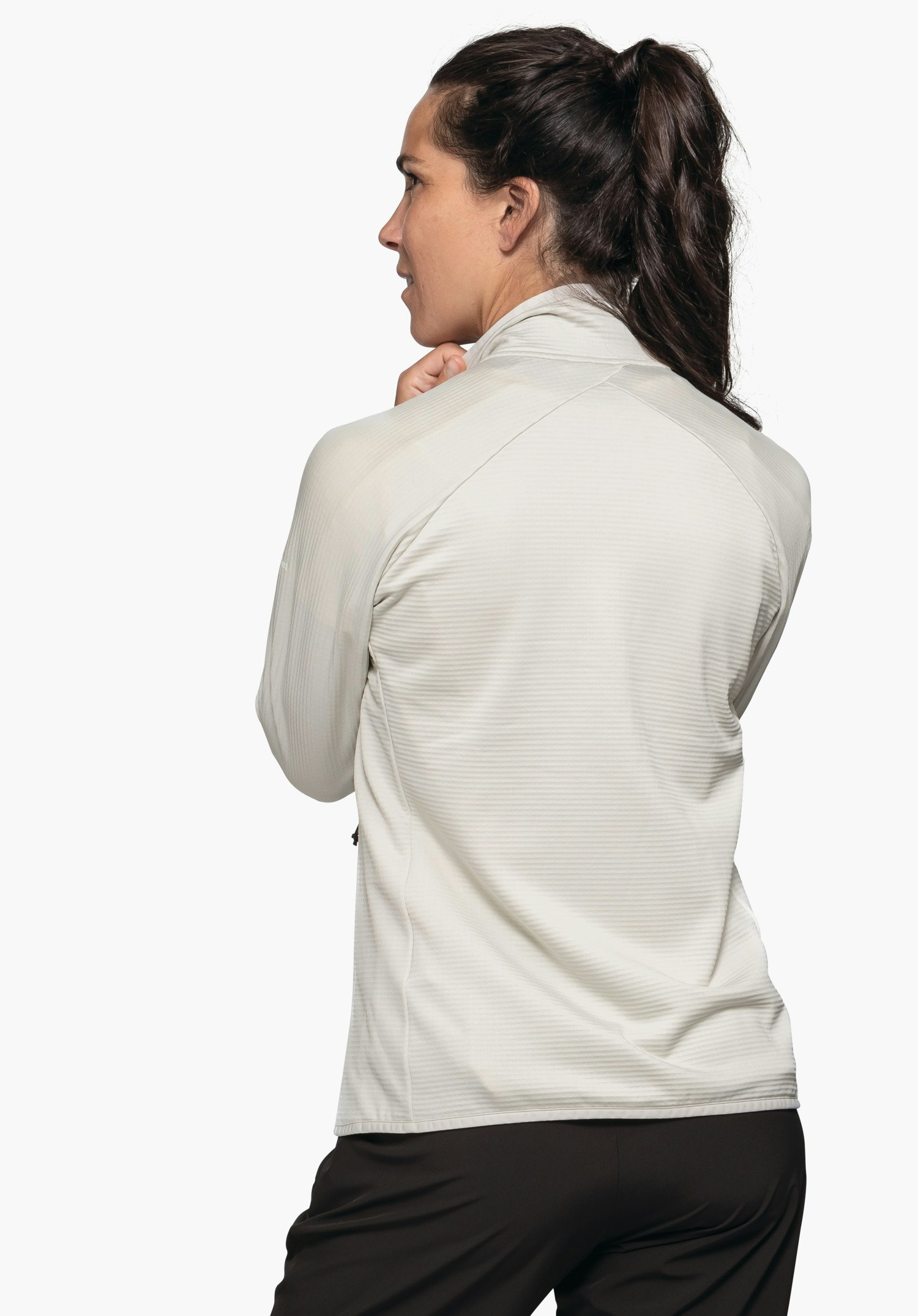 Fleece jacket for sporty hikes