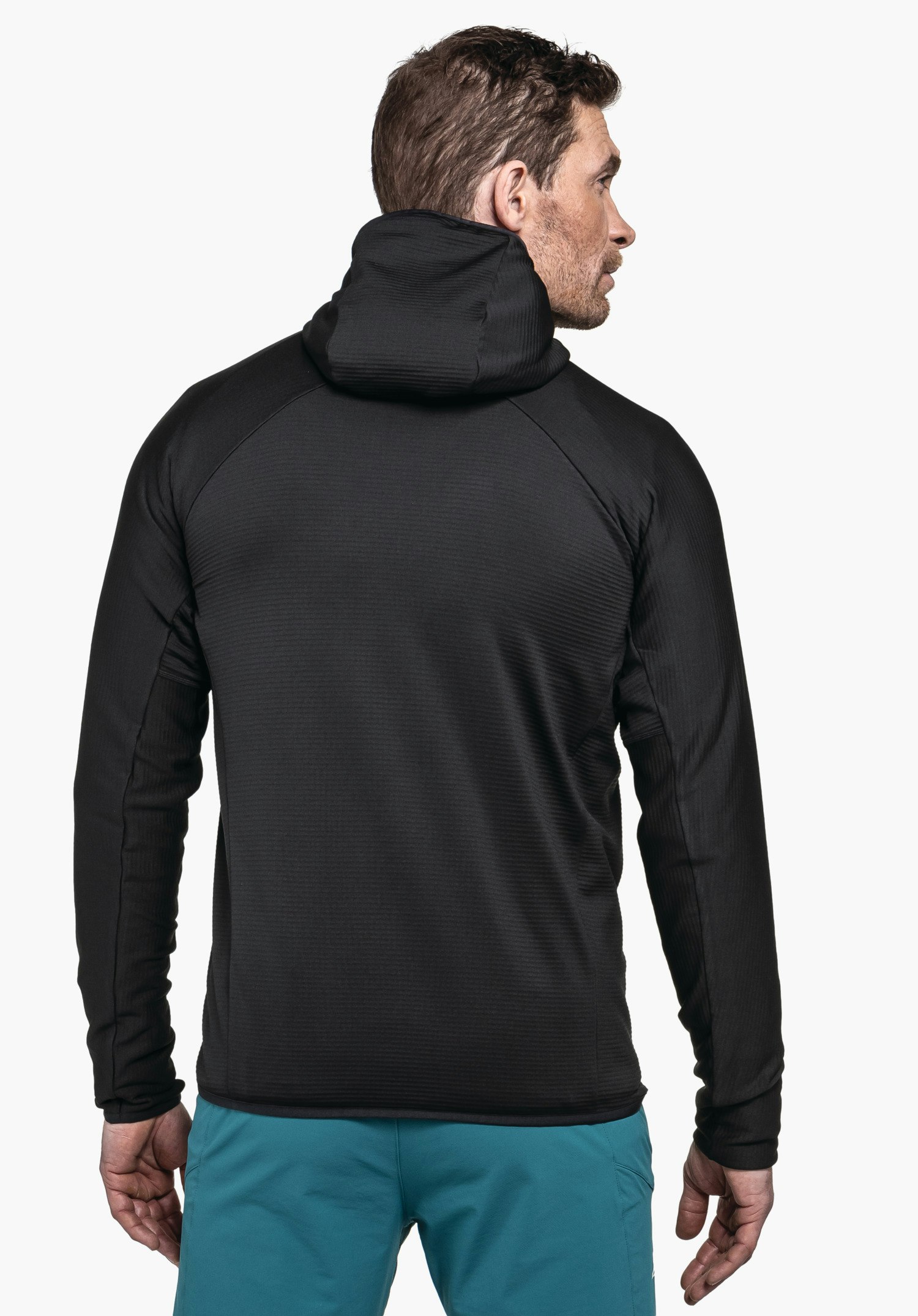 Fleece hoody for sporty hikes