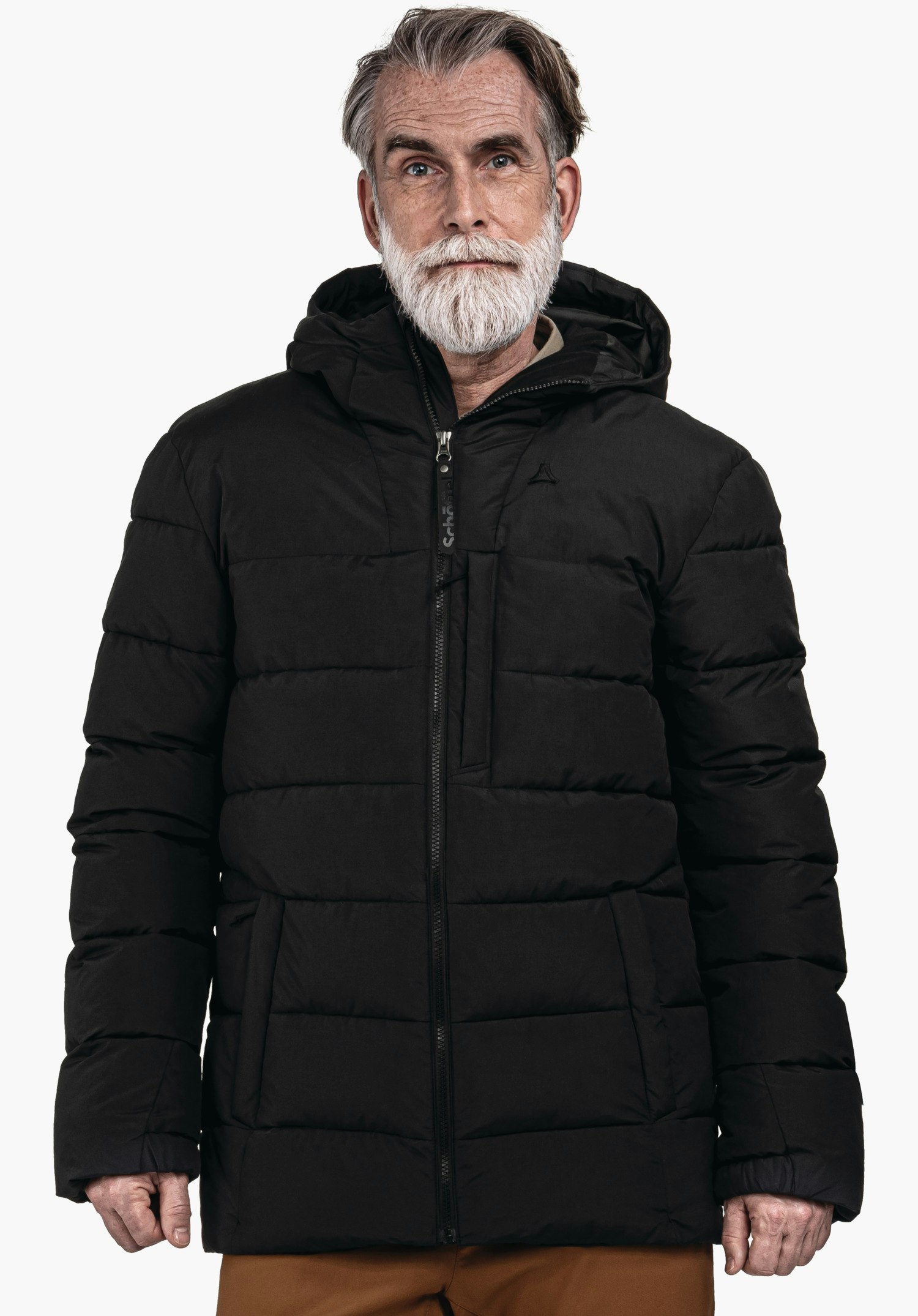 Warm insulating jacket for winter days