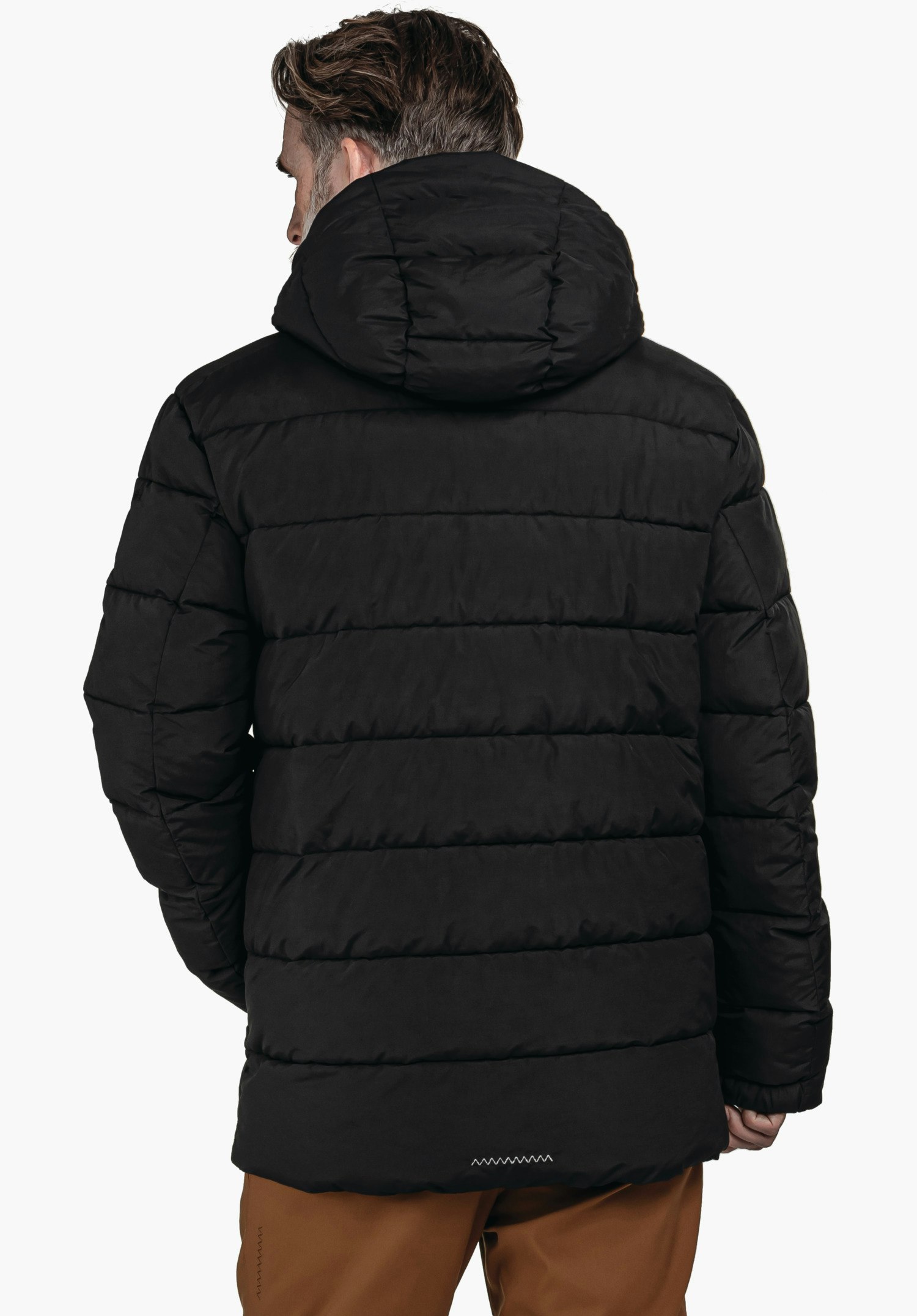 Warm insulating jacket for winter days