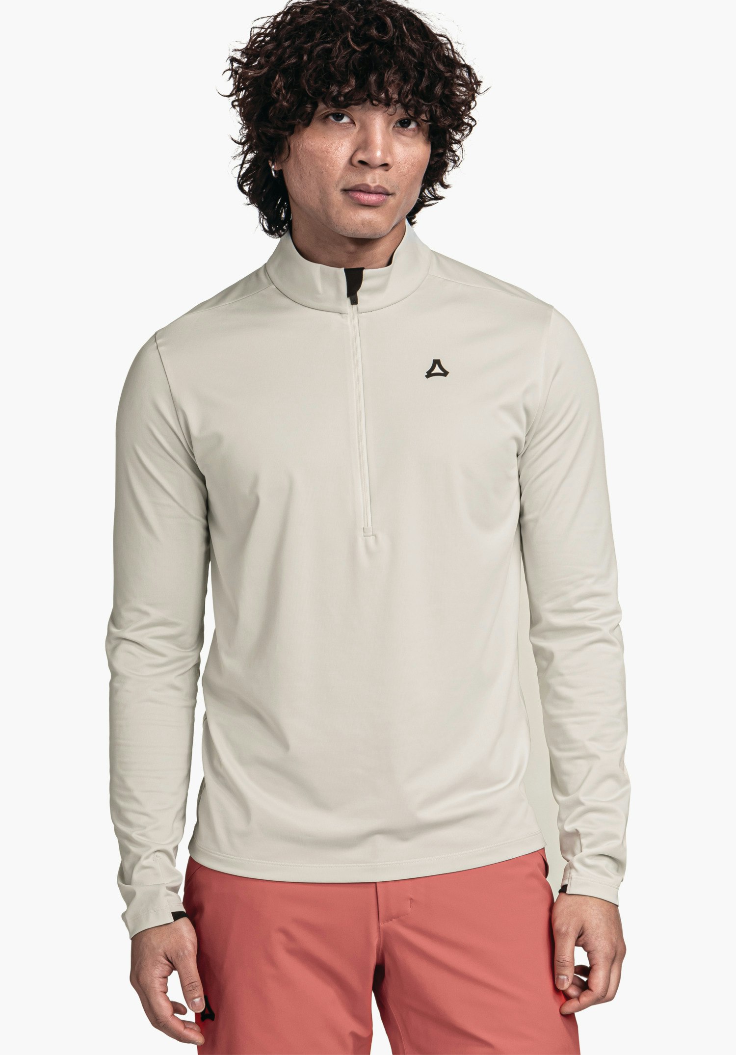 Half-zip longsleeve with sophisticated details