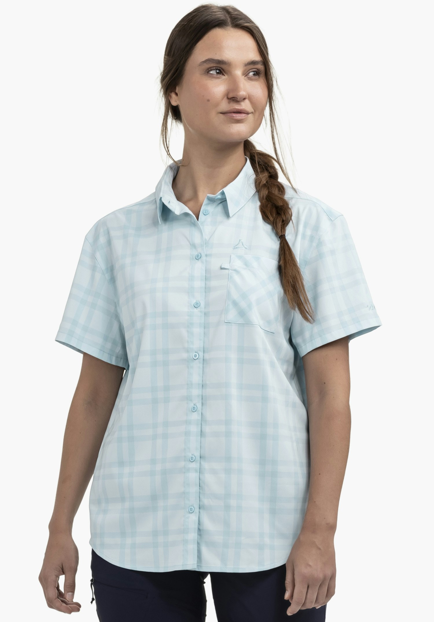 Elastic & odor-inhibiting blouse