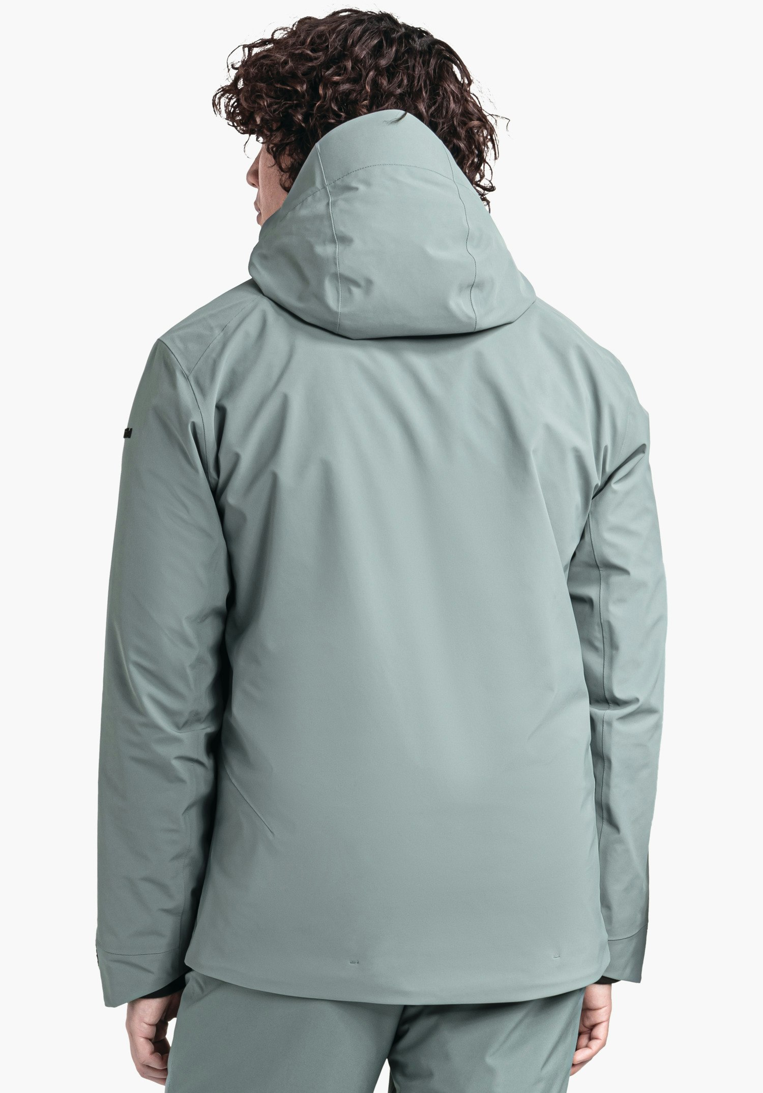 Unpadded layering ski jacket with lining