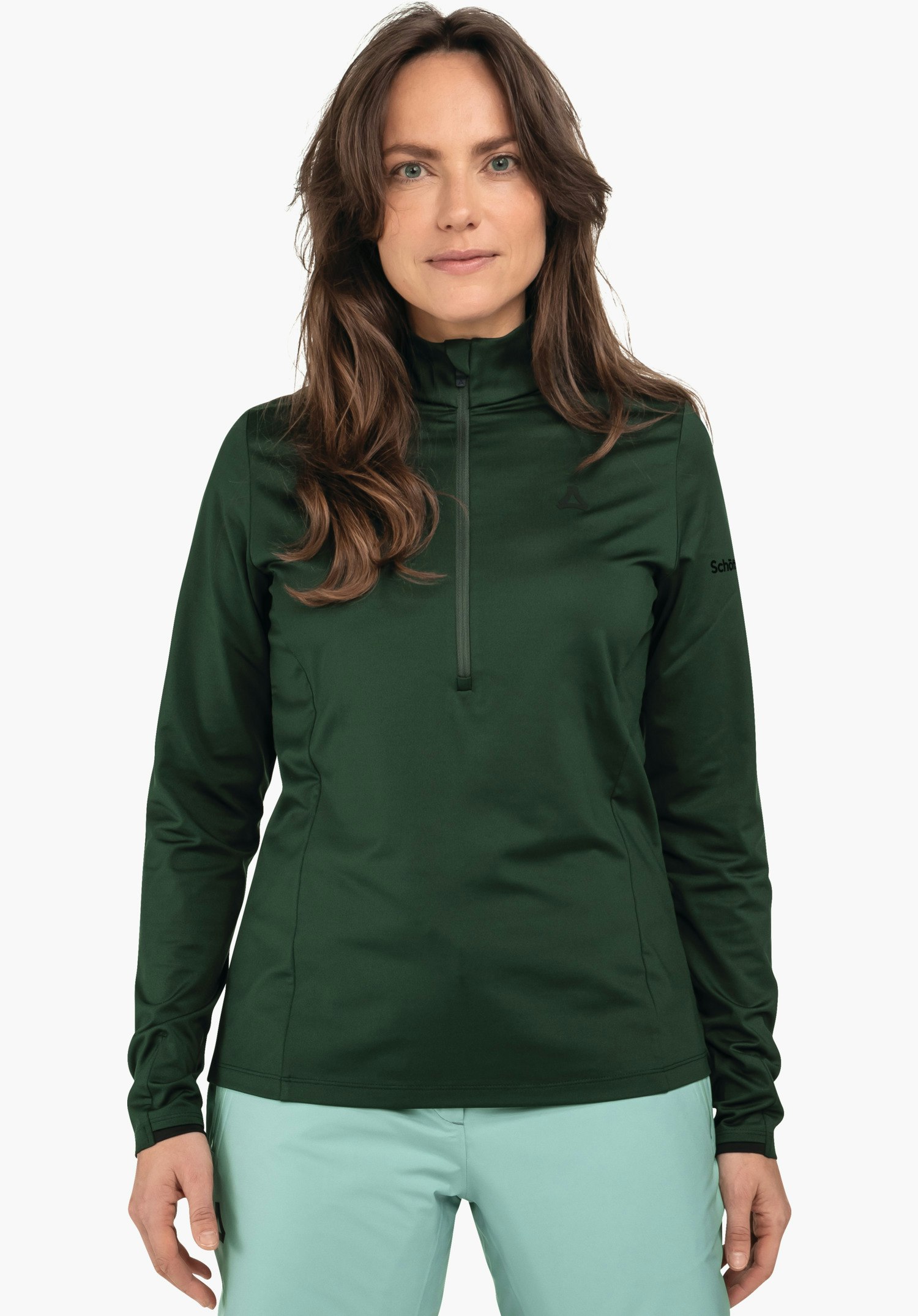 Half-zip longsleeve with sophisticated details