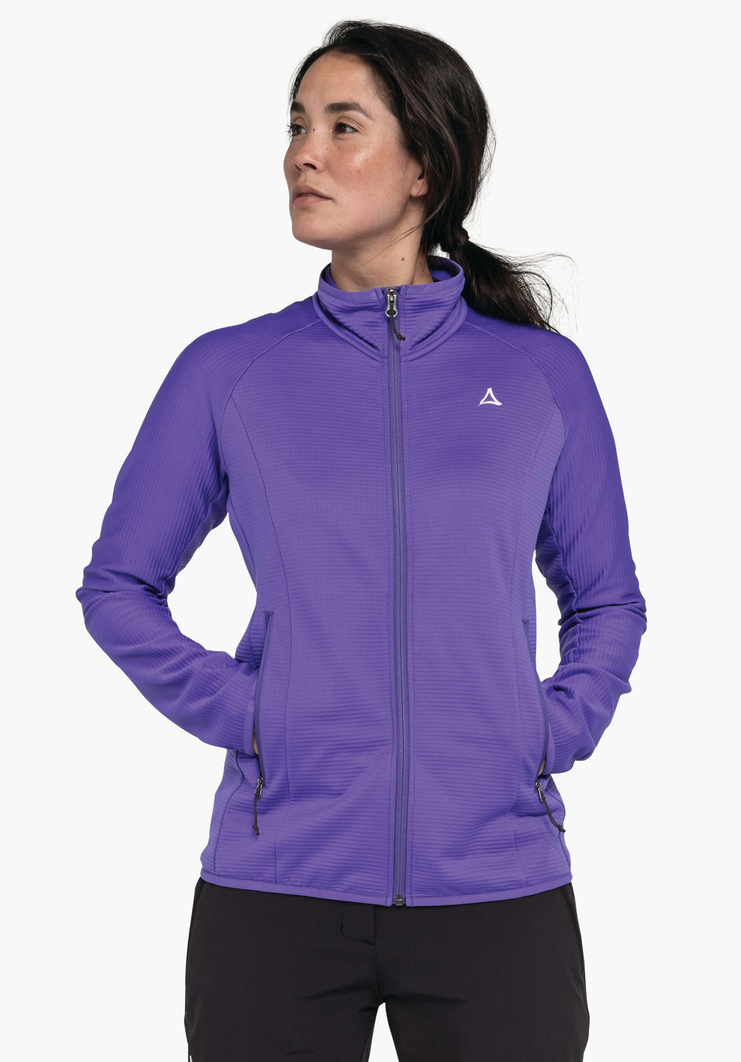Fleece jacket for sporty hikes