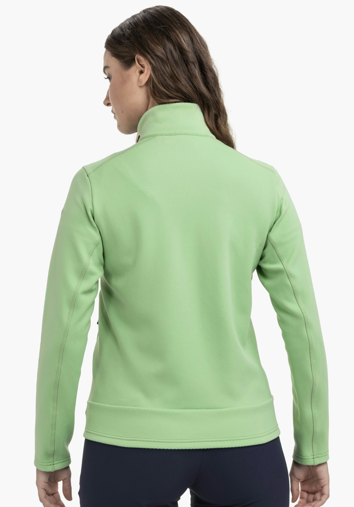 Warming knitted fleece jacket