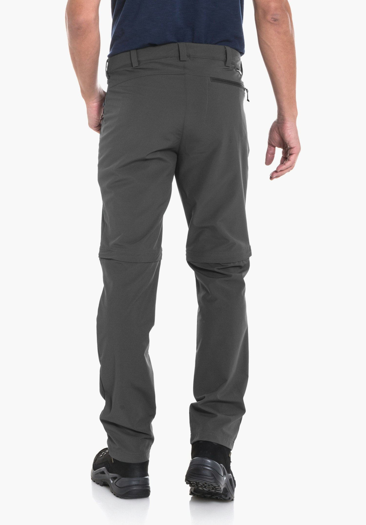 Hiking pants zip-off to Bermudas