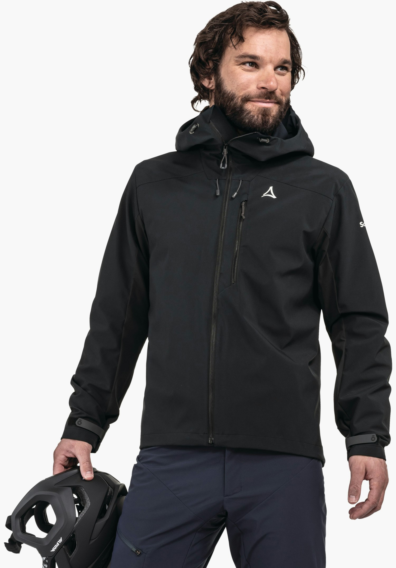 Water repellent MTB hybrid jacket