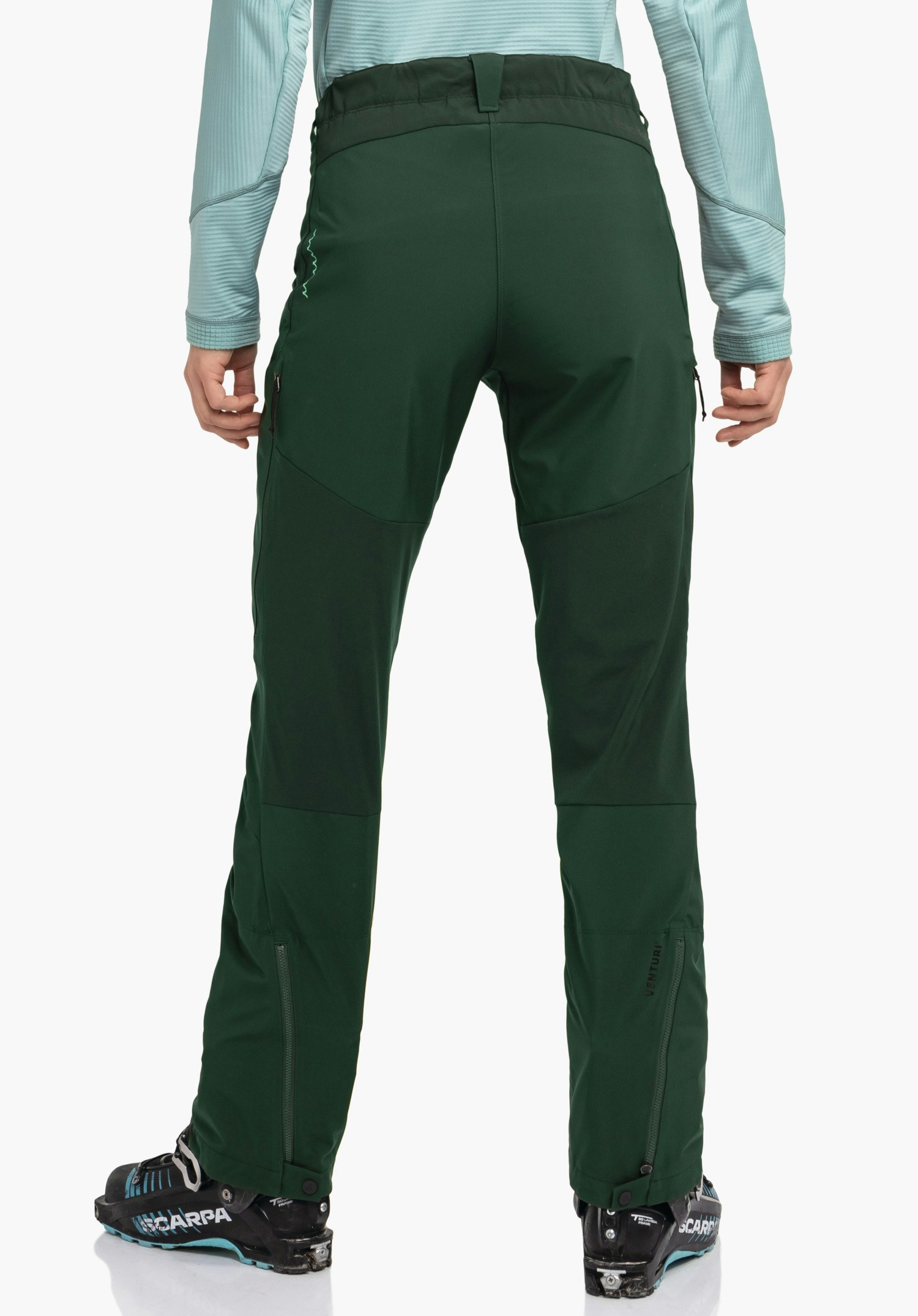 Breathable ski touring softshell pants