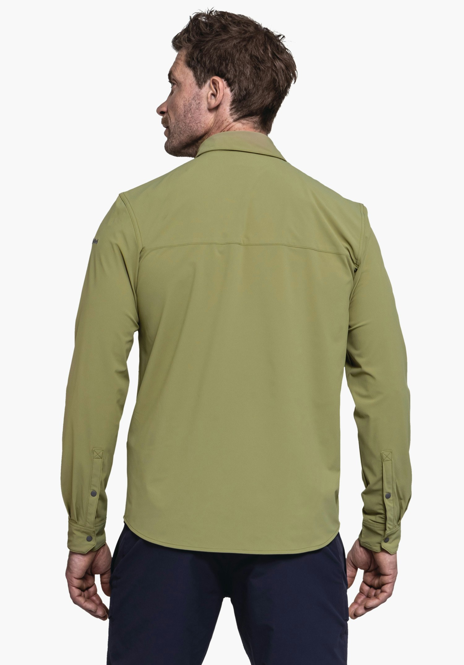 Long-sleeved shirt made from recycled material