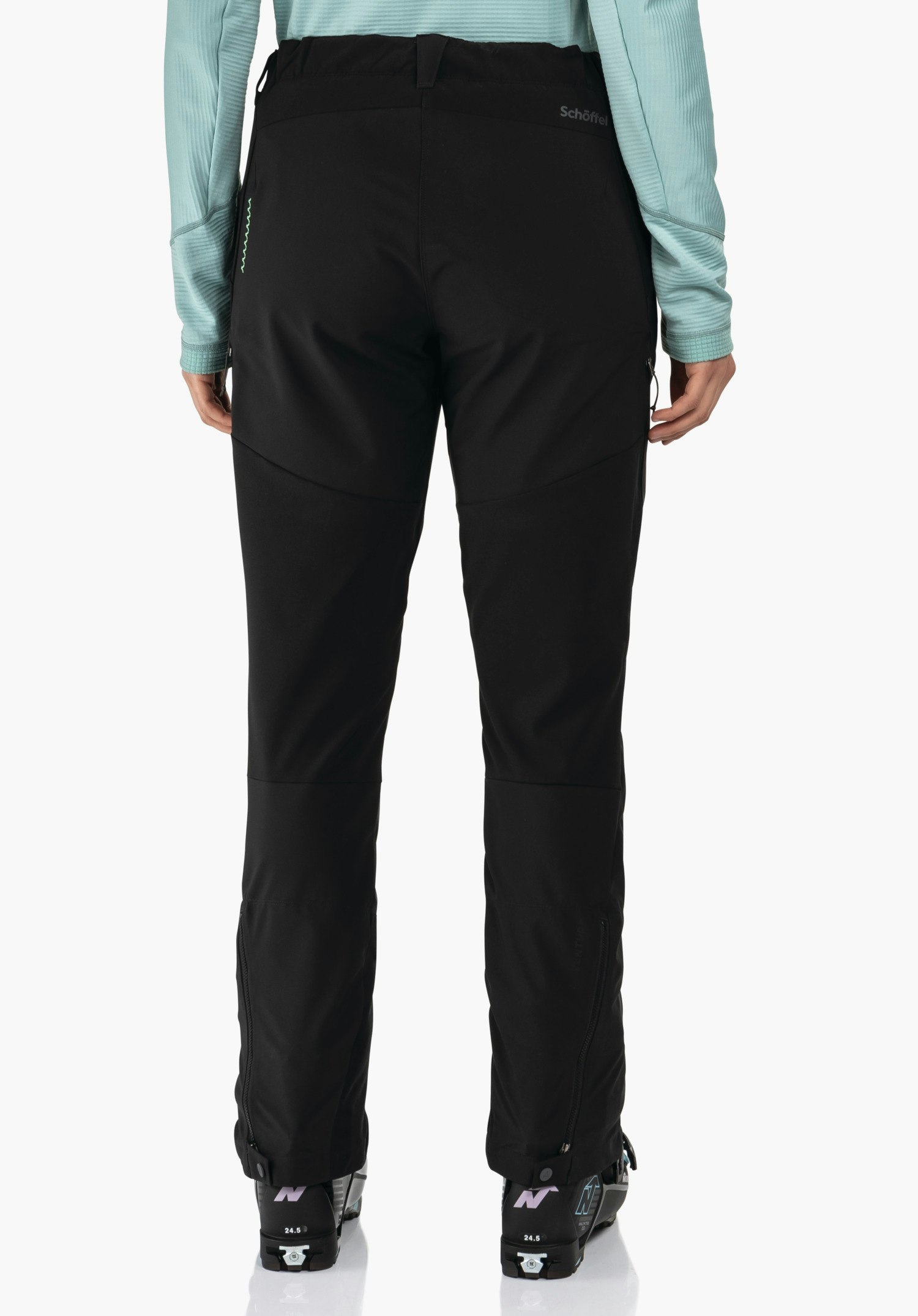 Breathable ski touring softshell pants