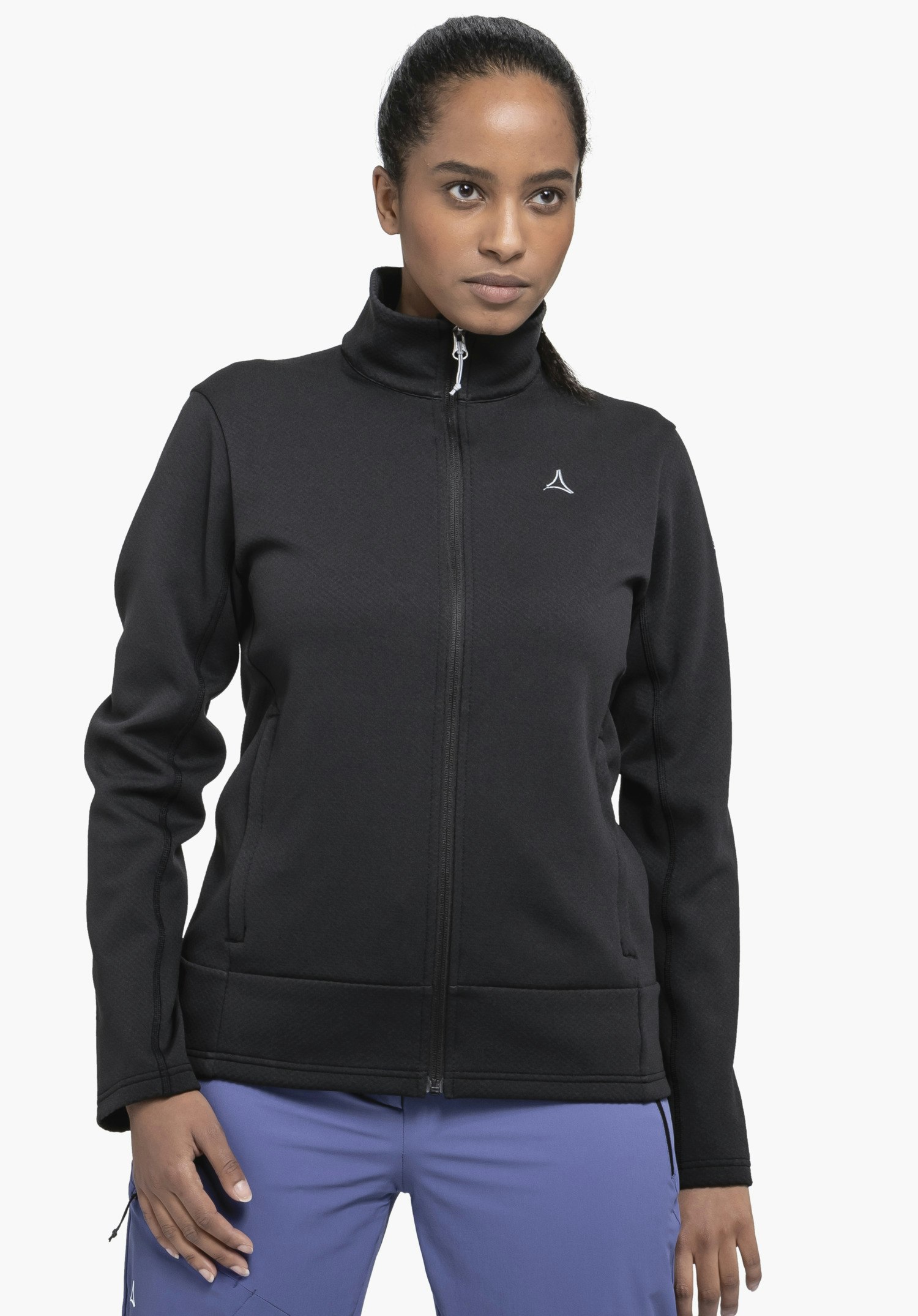 Warming knitted fleece jacket