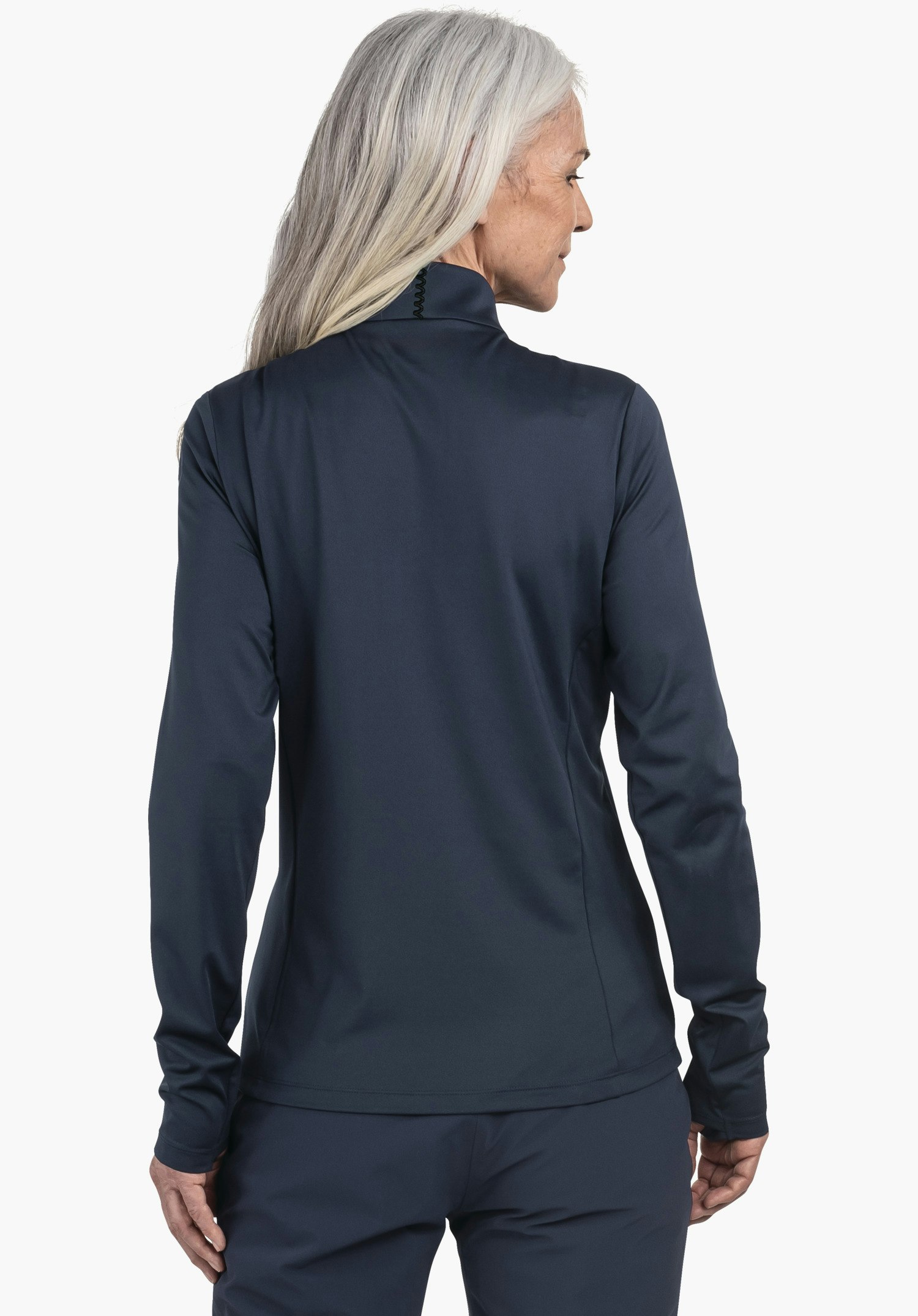 Half-zip longsleeve with sophisticated details