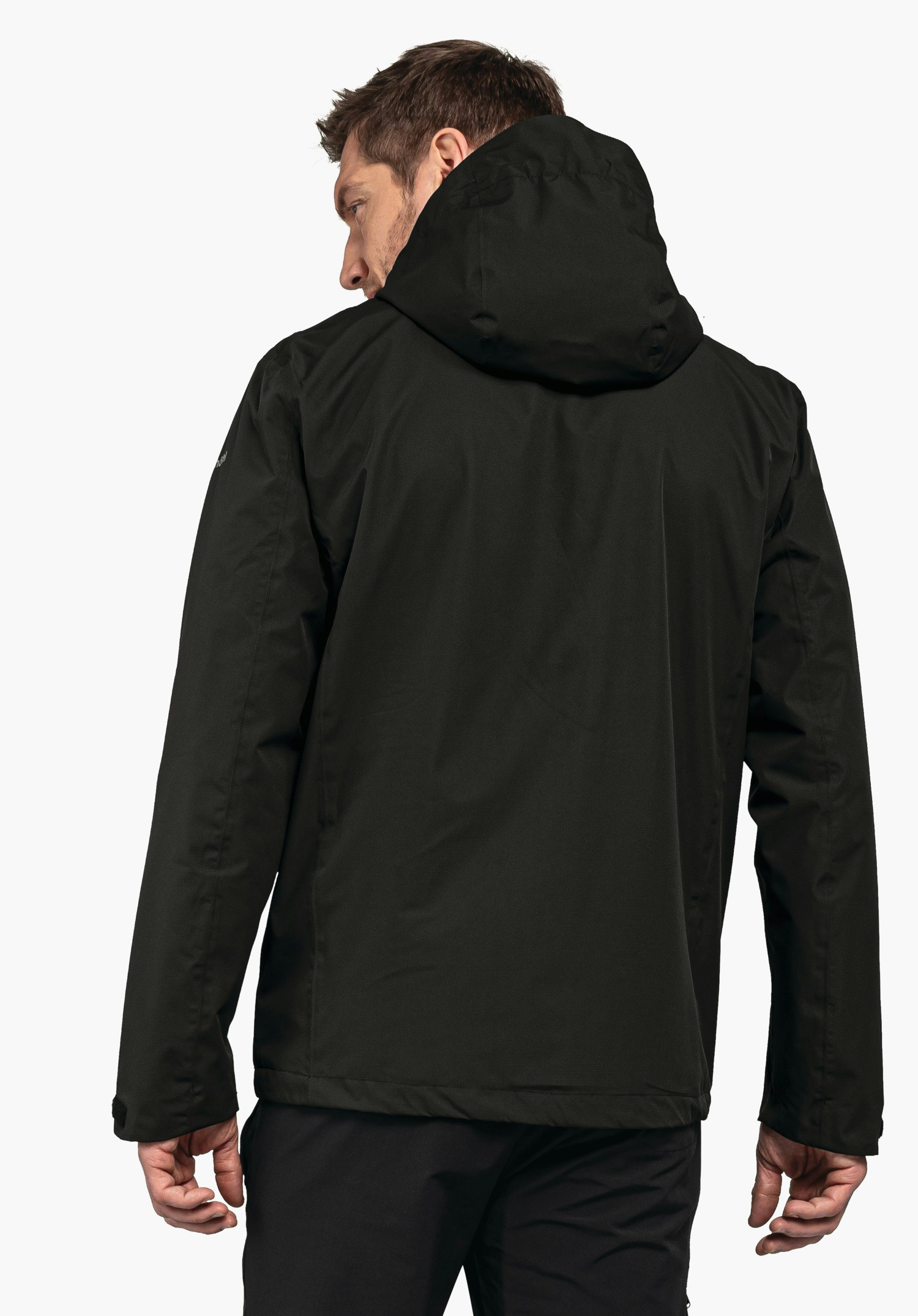 Robust, wind- and waterproof rain jacket