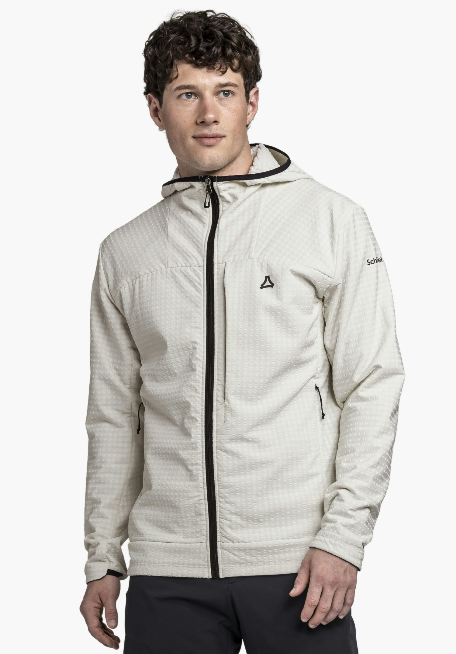 Functional fleece hoody with hood