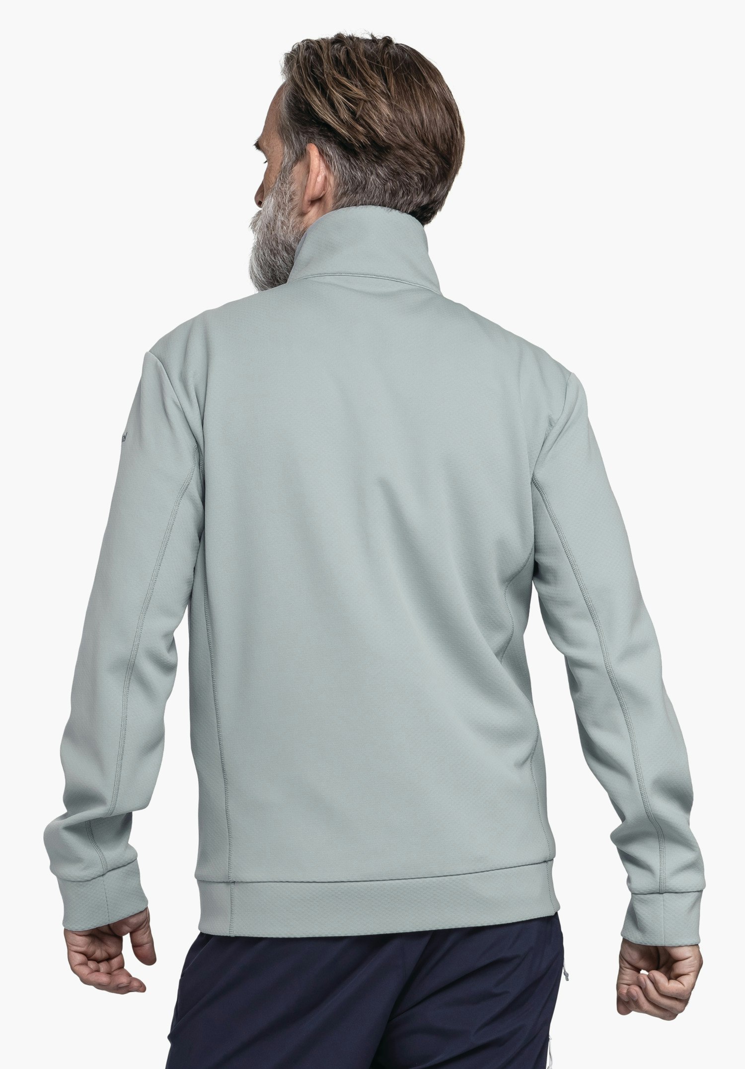 Warming knitted fleece jacket