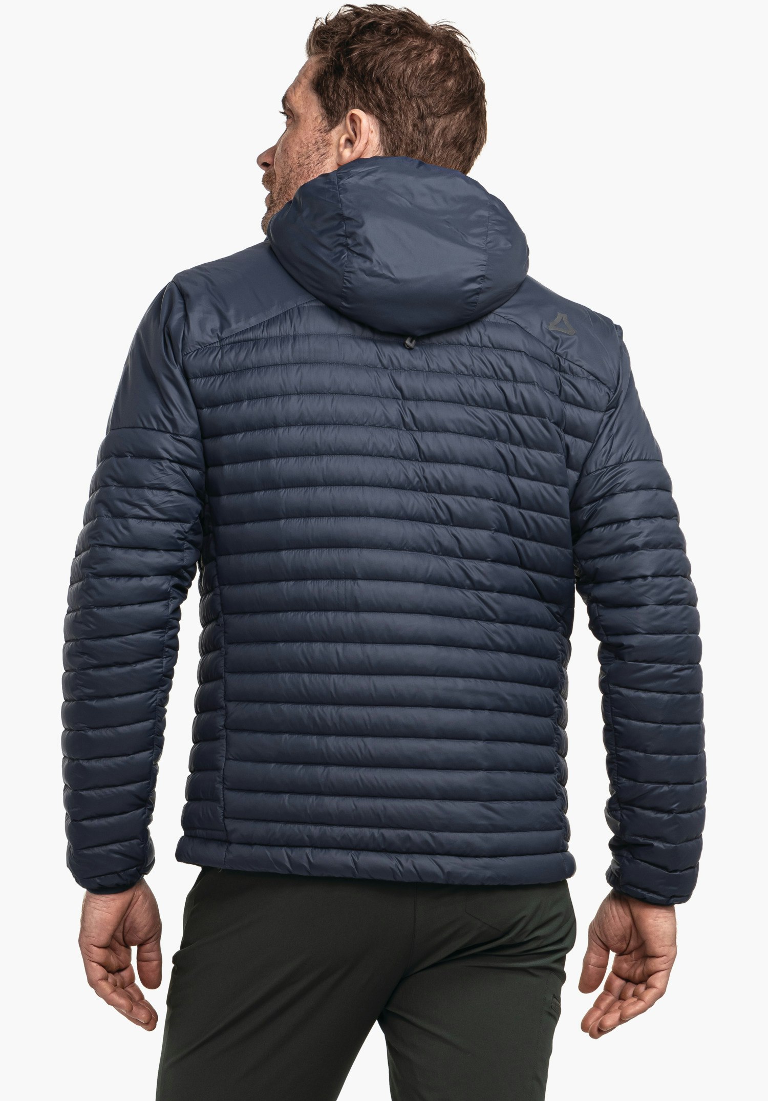 Down jacket for sporty hikes