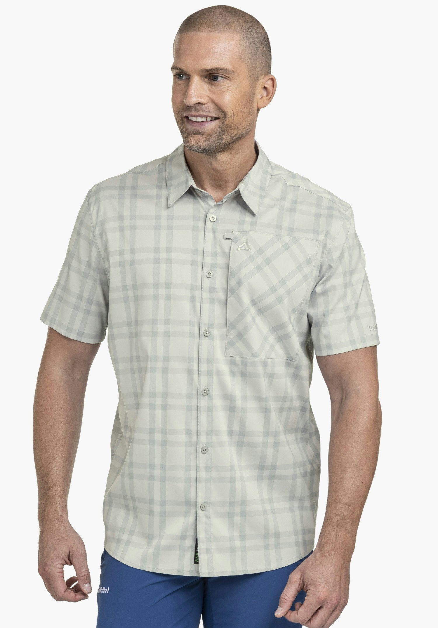 Lightweight, elasticated shirt with stretch