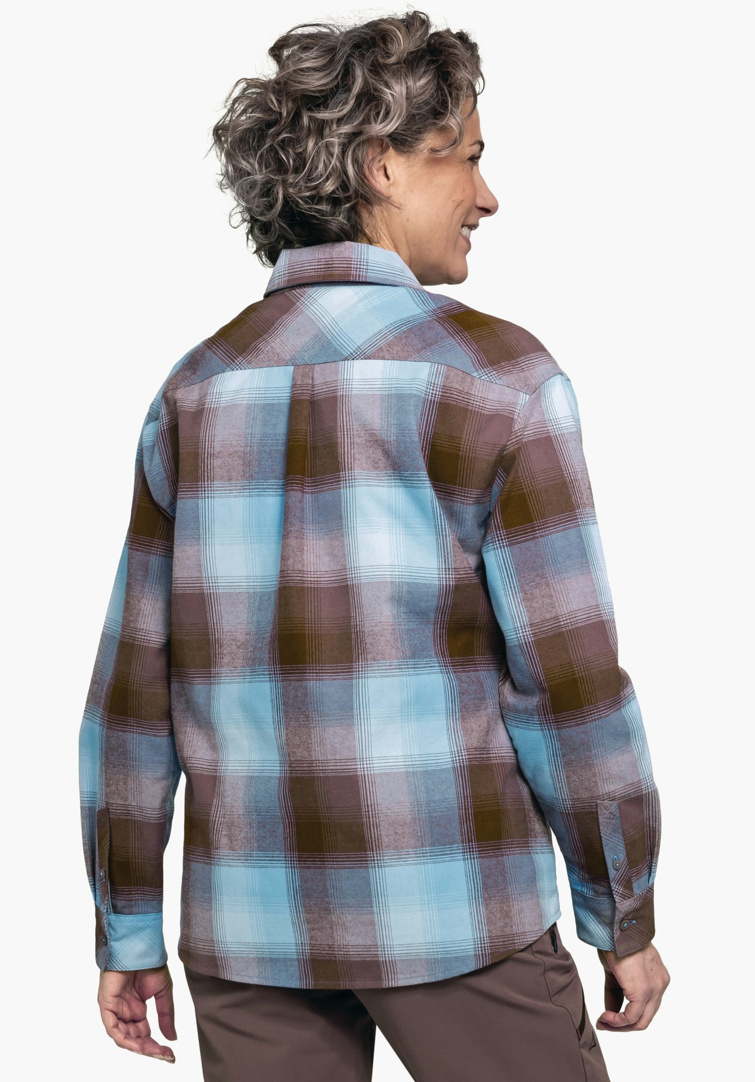 Hiking blouse with roll up sleeves