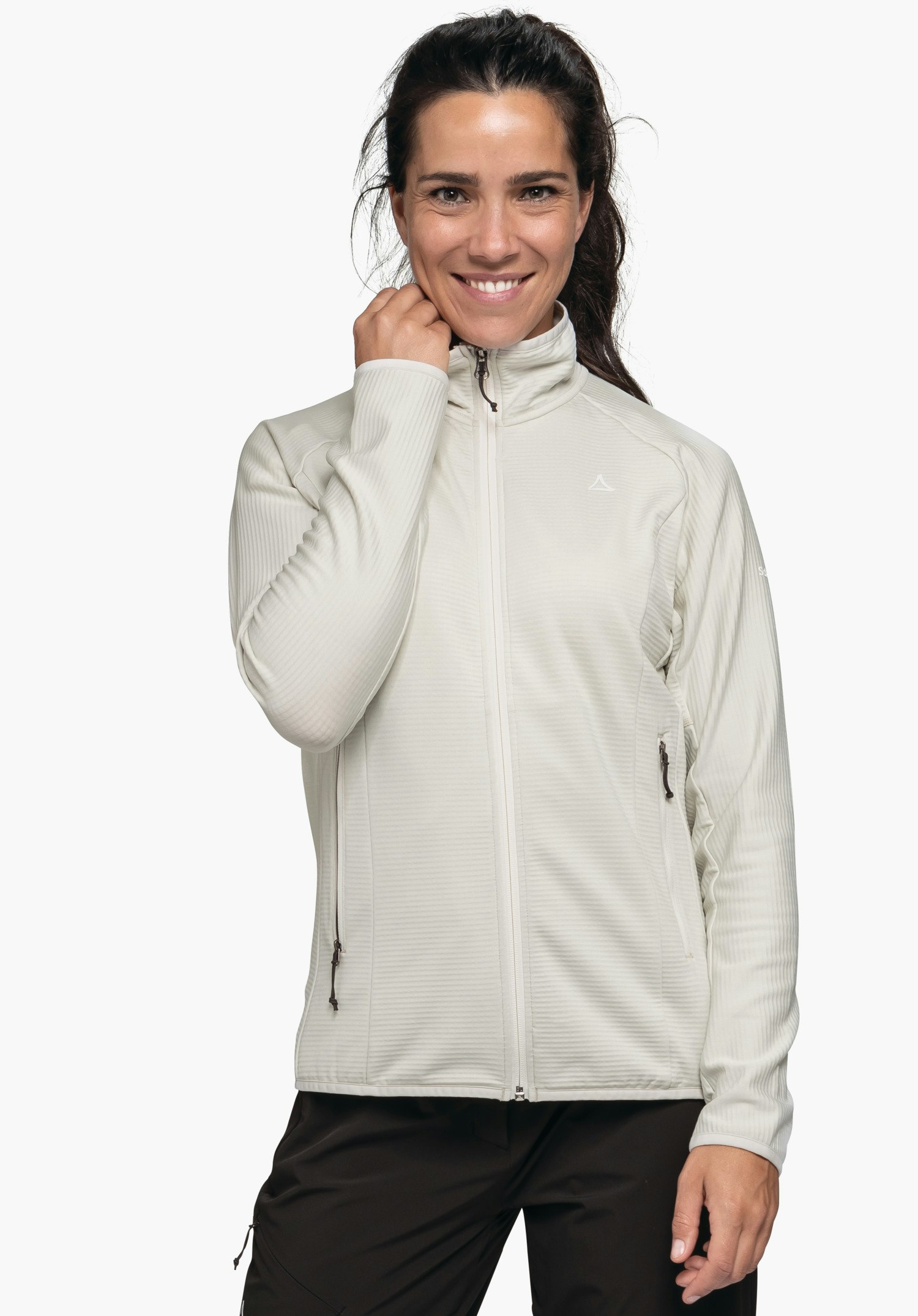 Fleece jacket for sporty hikes