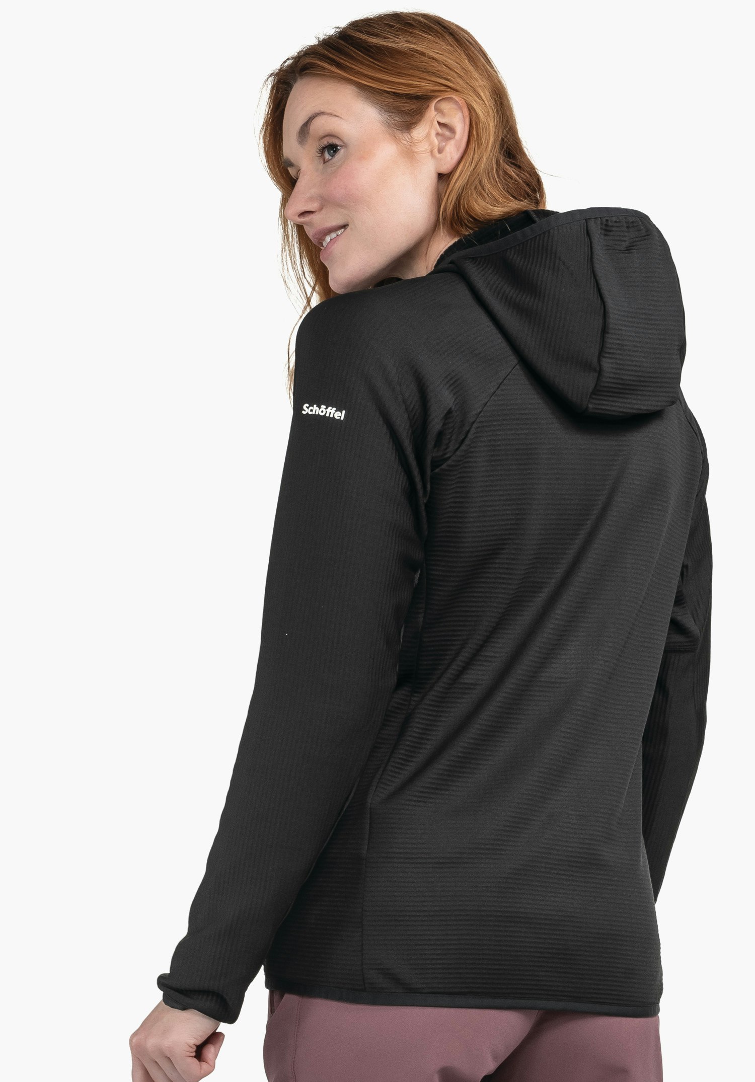 Fleece hoody for sporty hikes