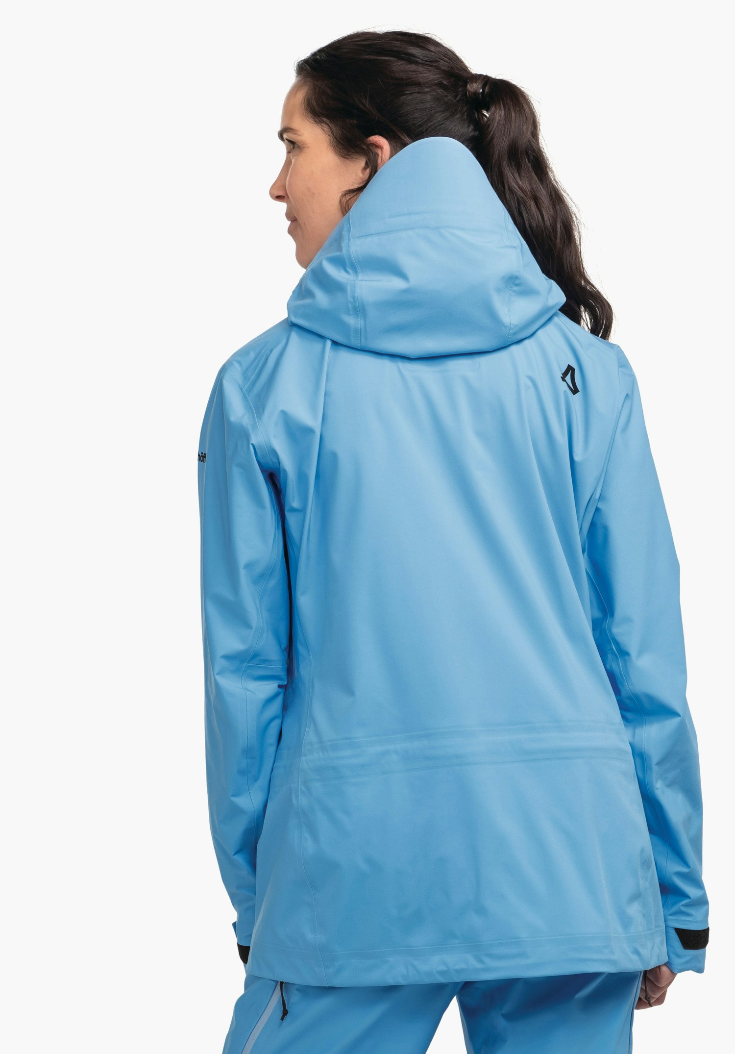 Highly breathable ski touring jacket