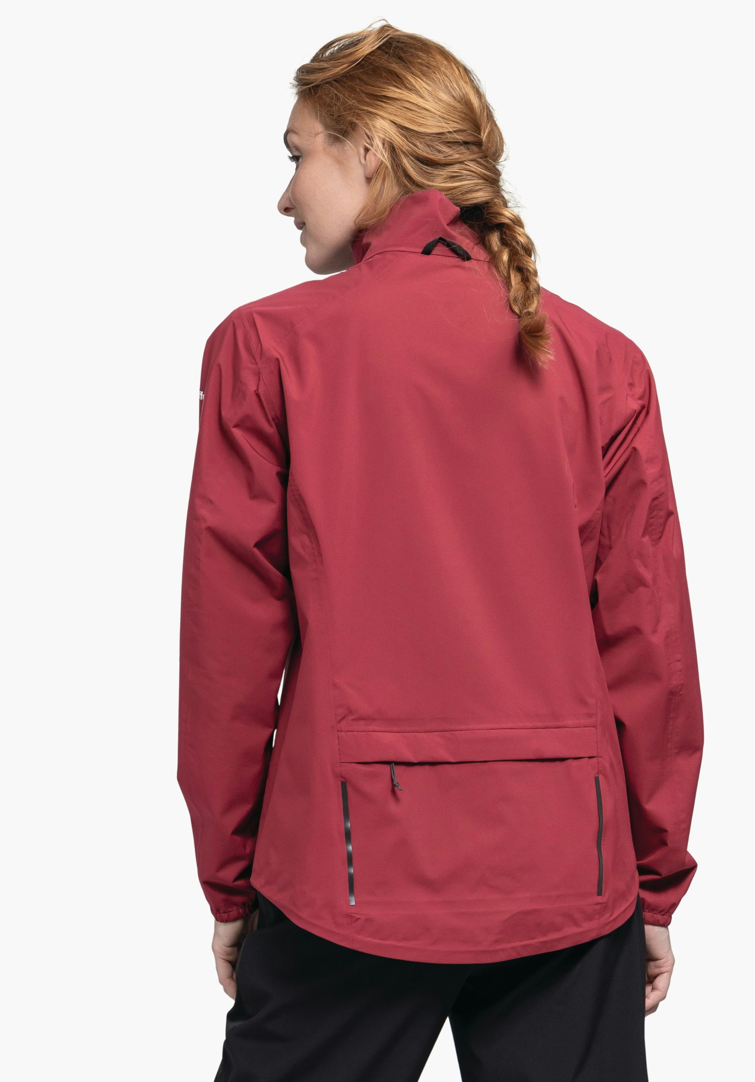 Compact bike rain jacket