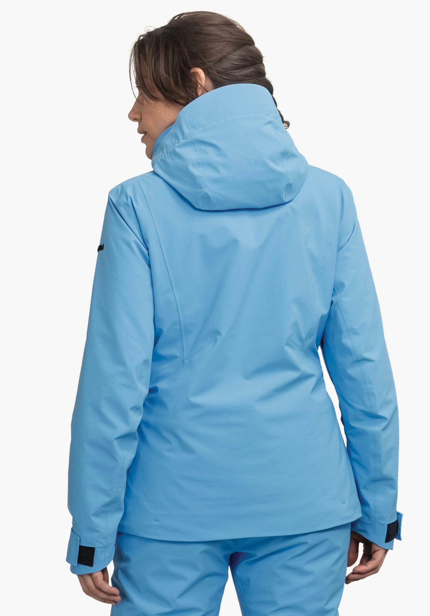 Lightly padded layering ski jacket