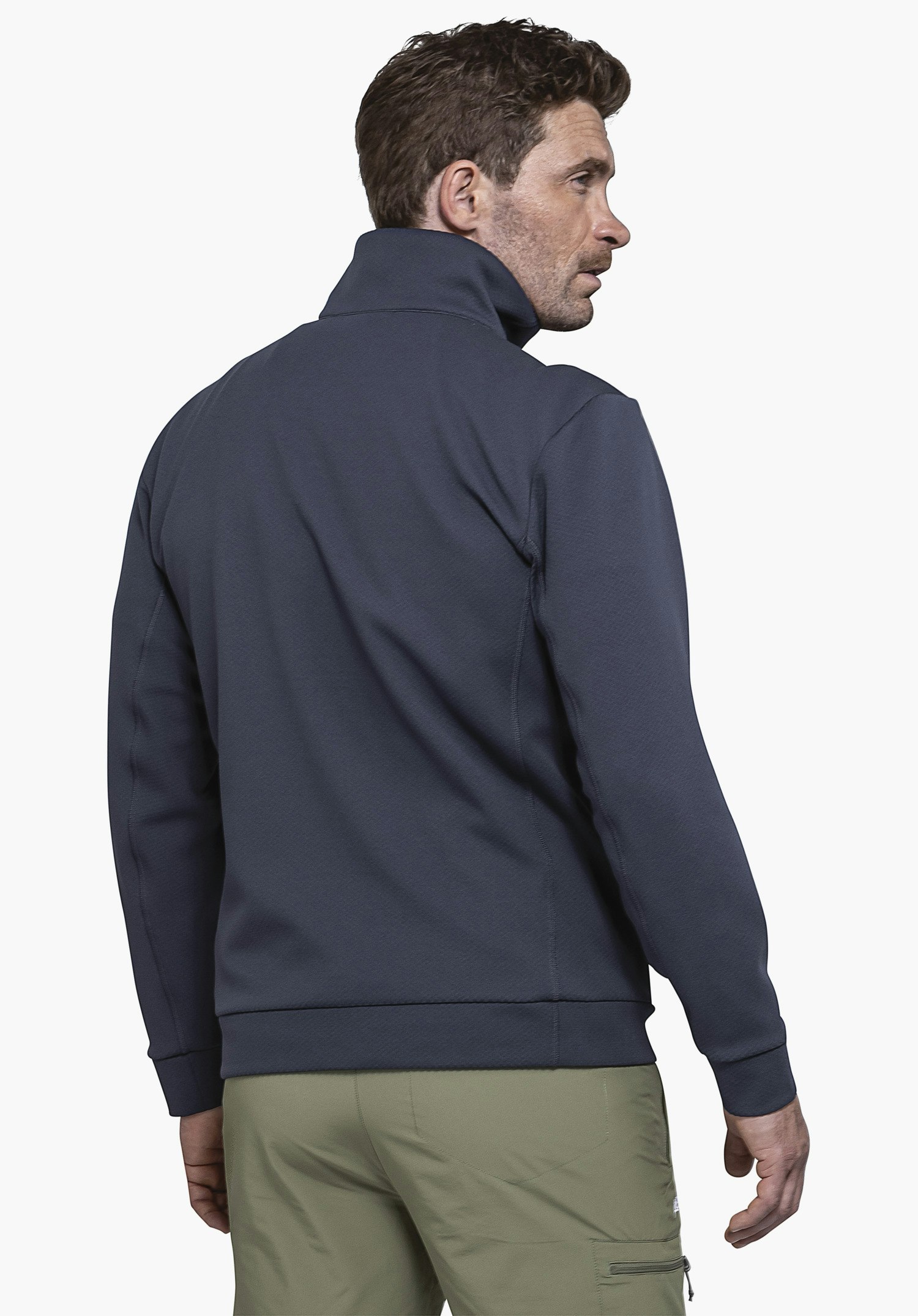 Warming knitted fleece jacket