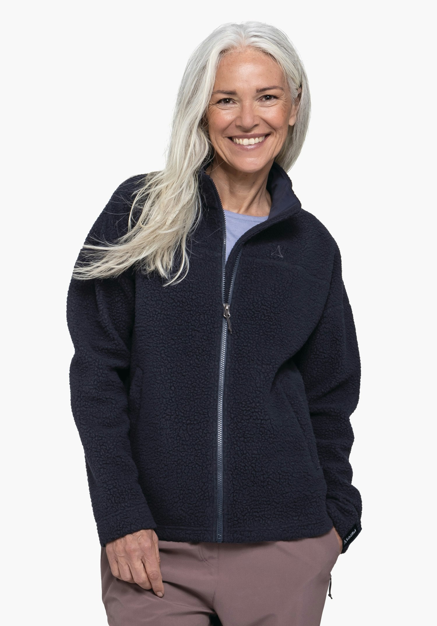 Cozy and warm Sherpa fleece jacket