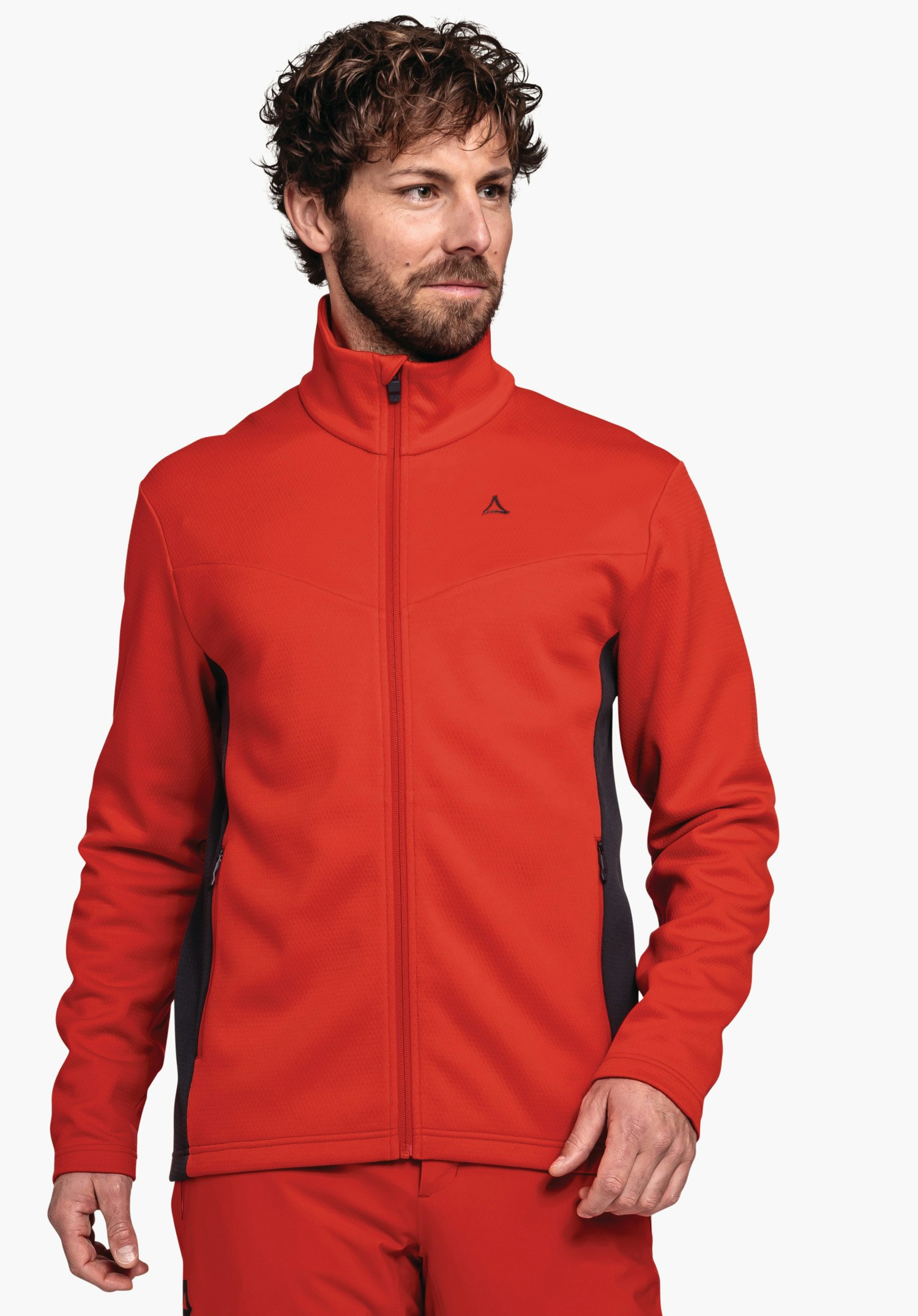 Fleece jacket suitable for everyday wear and skiing