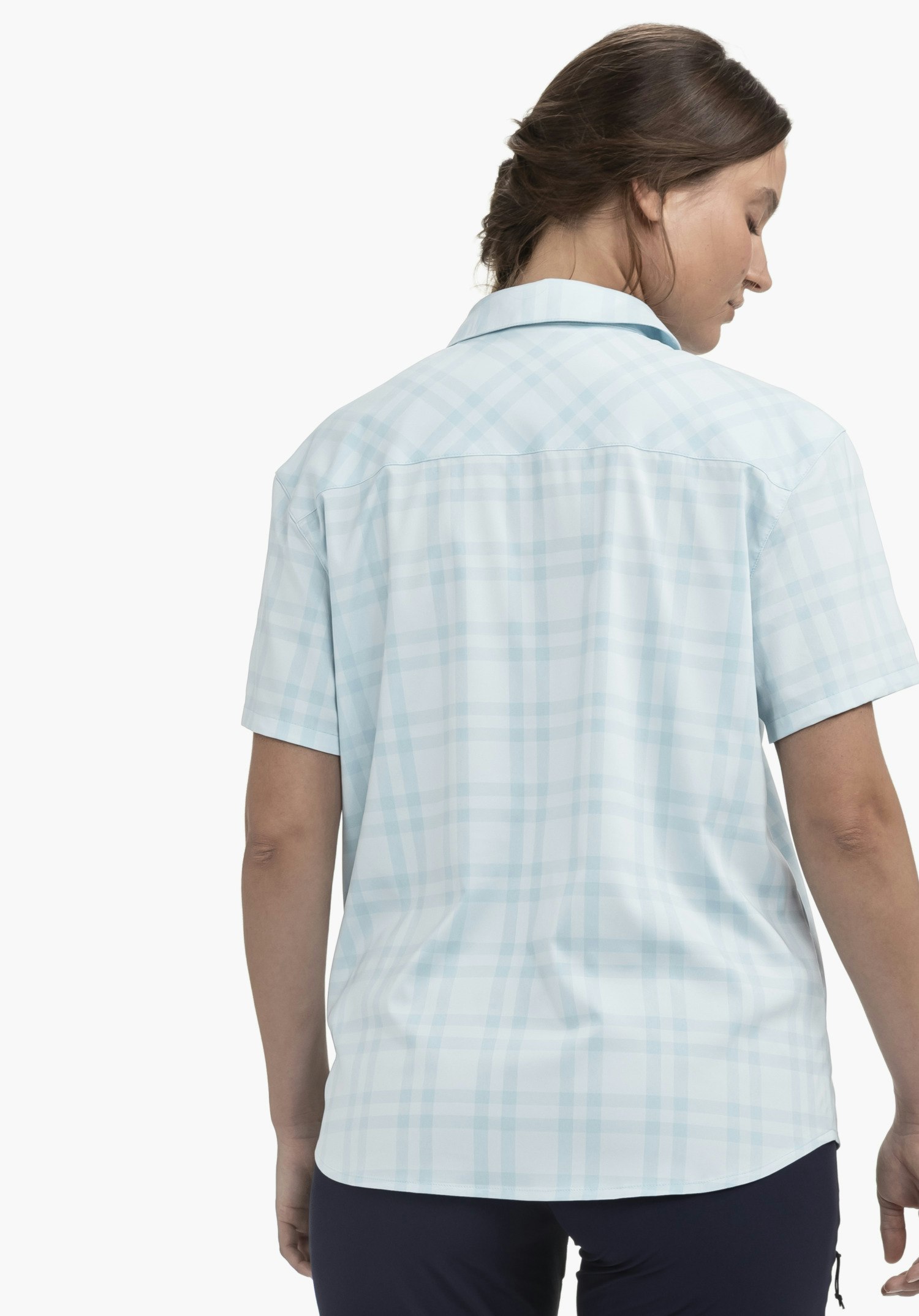 Elastic & odor-inhibiting blouse