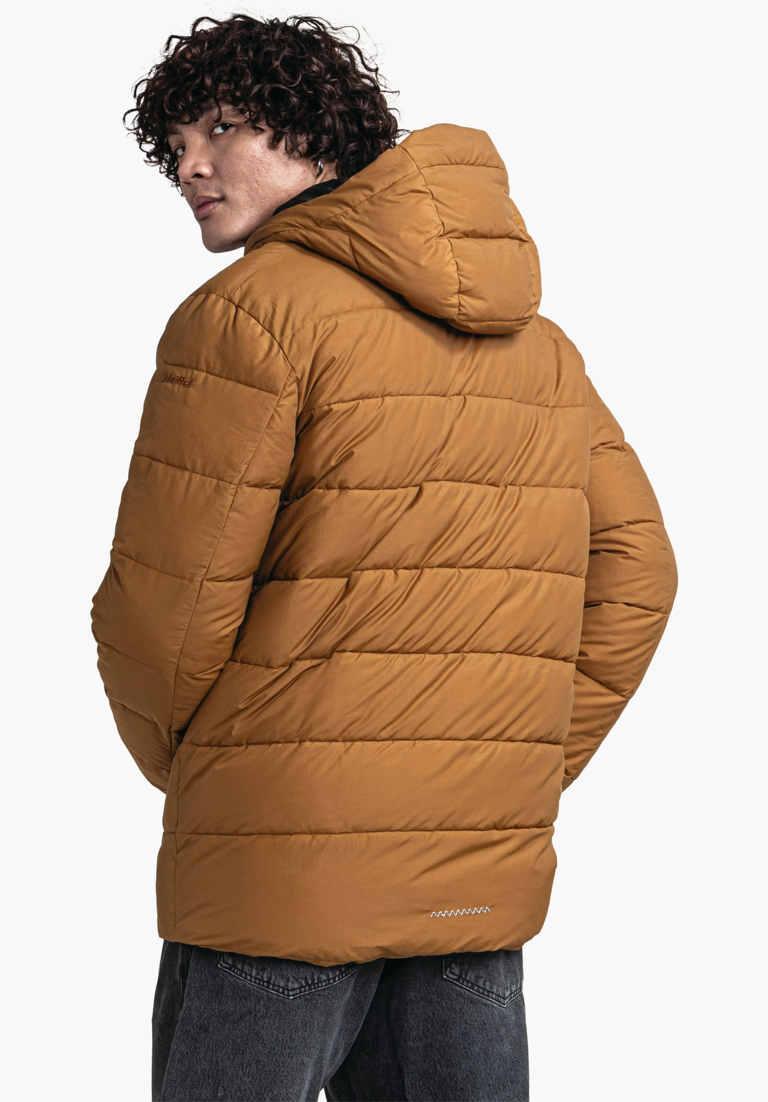 Warm insulating jacket for winter days