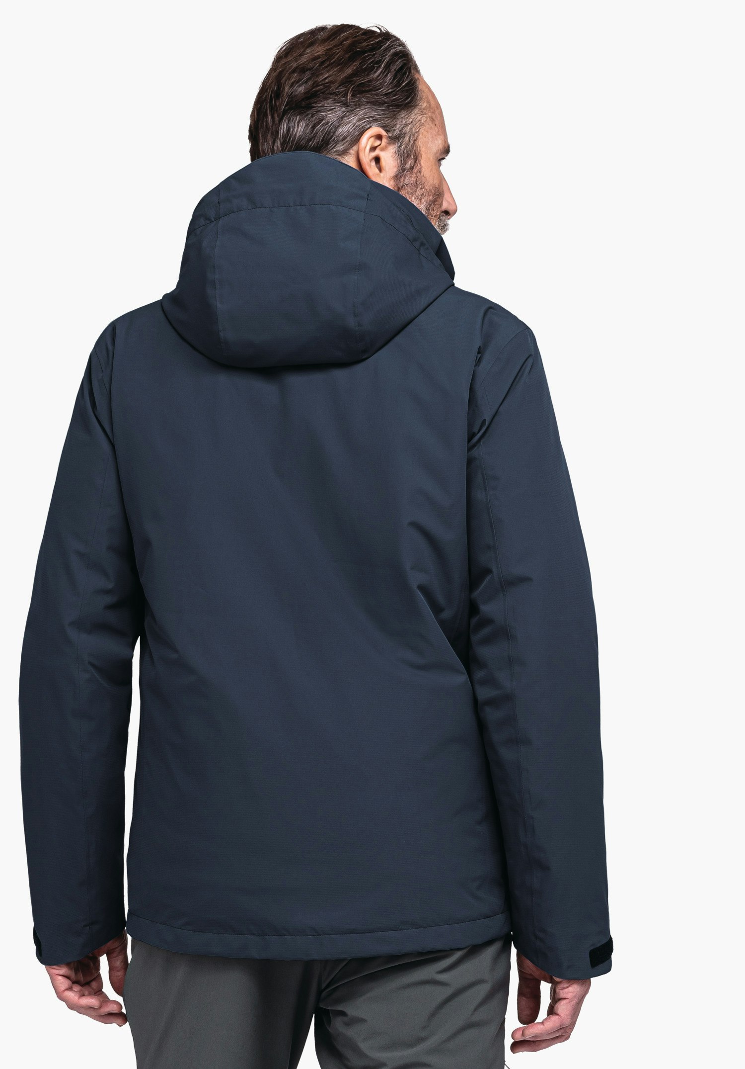Robust, wind- and waterproof rain jacket