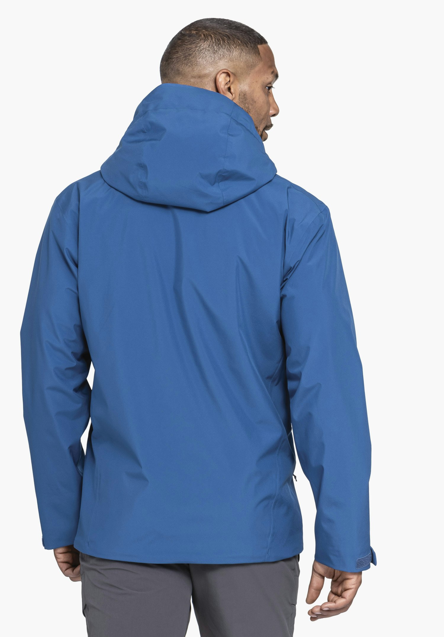 Waterproof hiking jacket with chest pocket