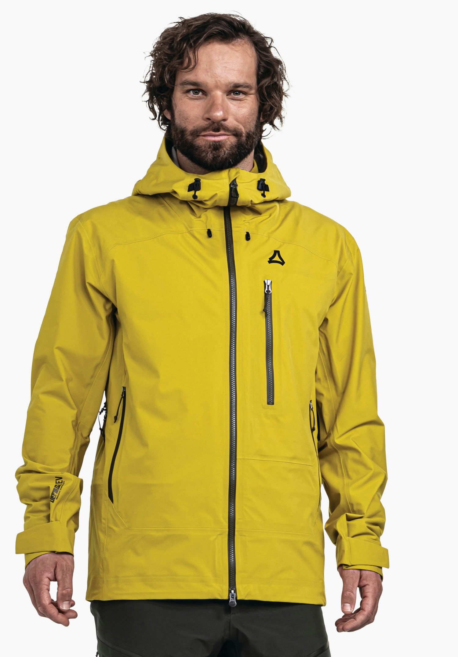 Highly breathable ski touring jacket