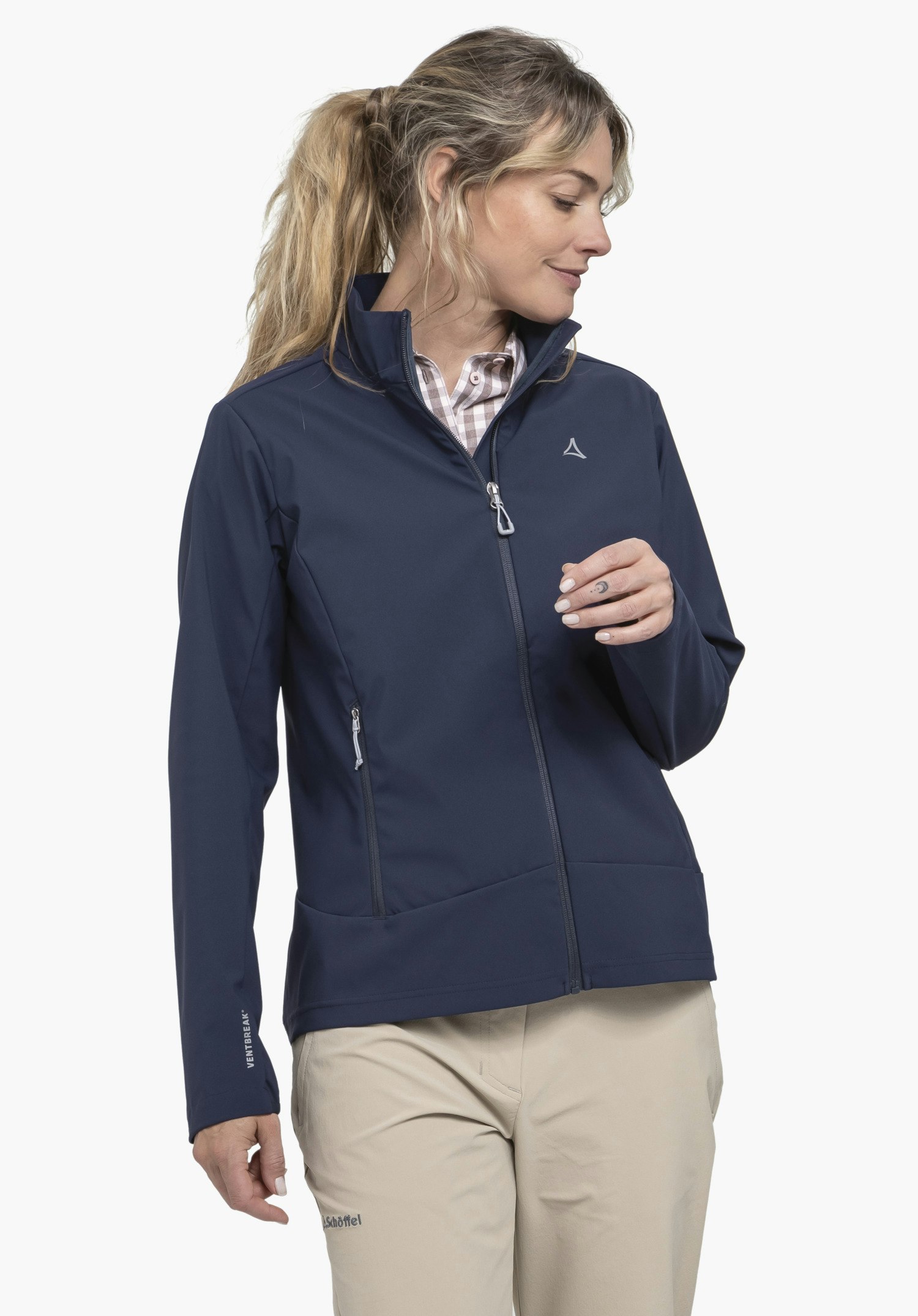 VENTURI® softshell jacket with stand-up collar
