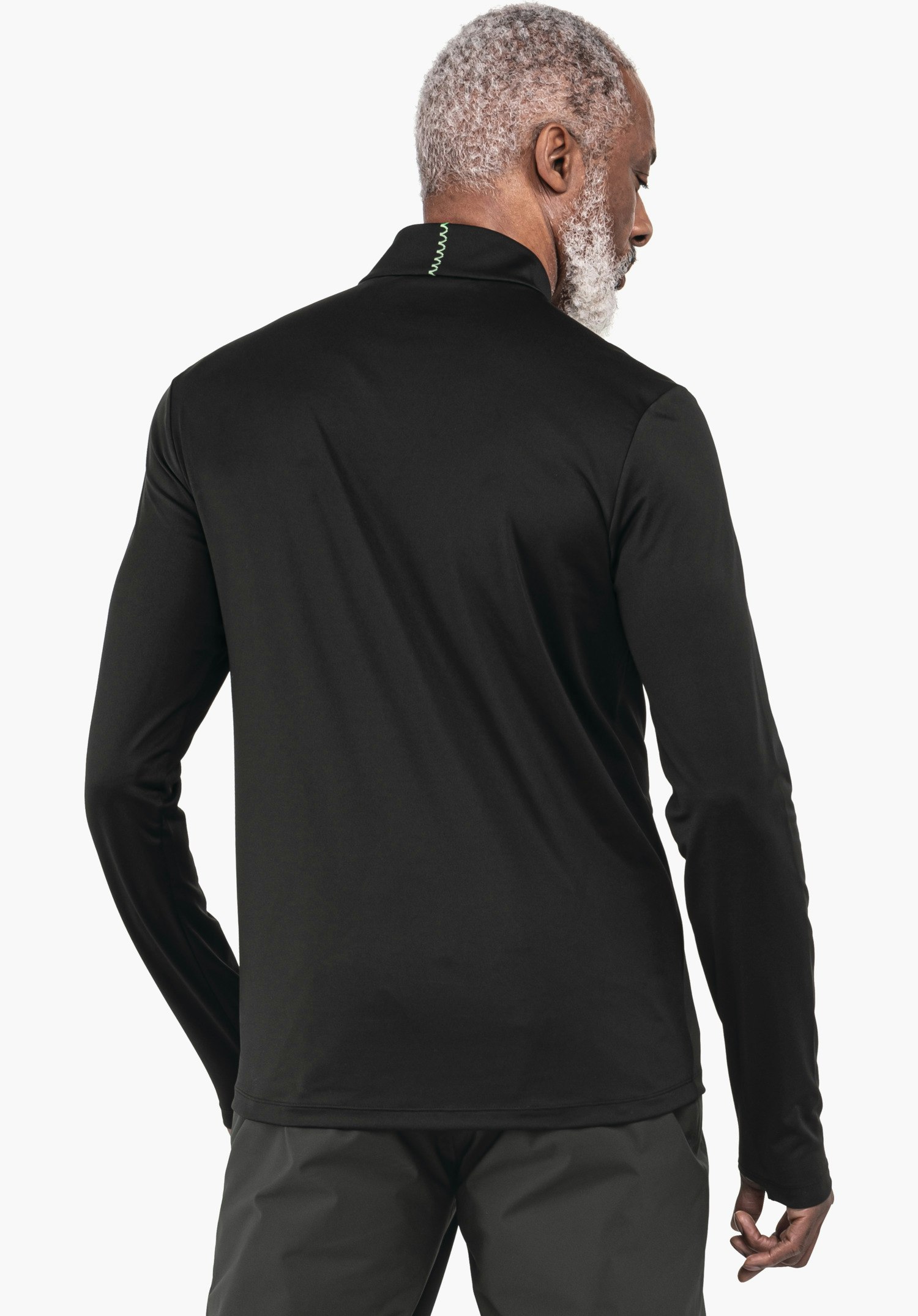 Half-zip longsleeve with sophisticated details