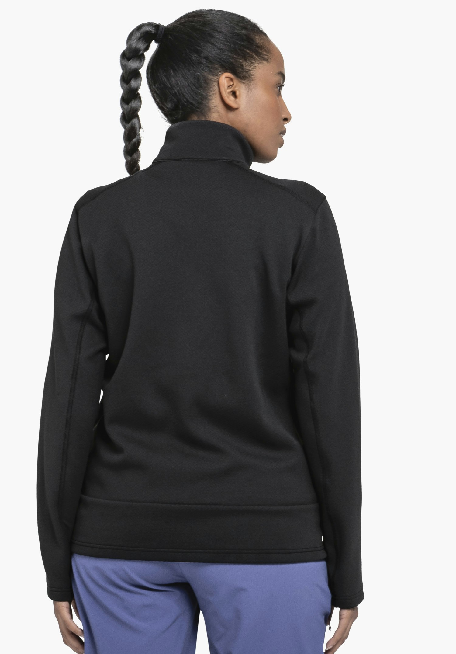 Warming knitted fleece jacket